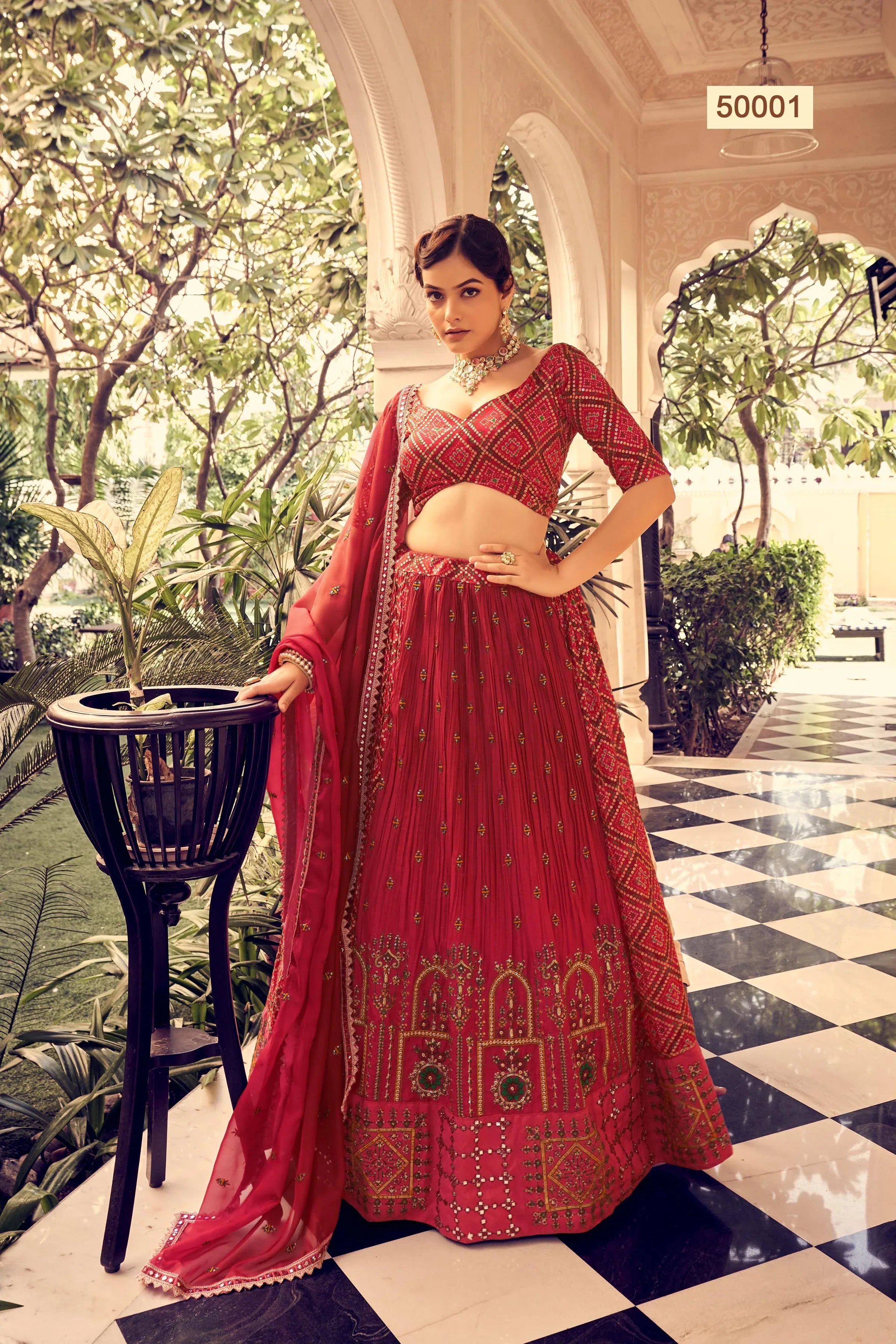 Vastrey Vol 7 Designer Occasion Wear Lehenga D.No 50001 - Anant Exports