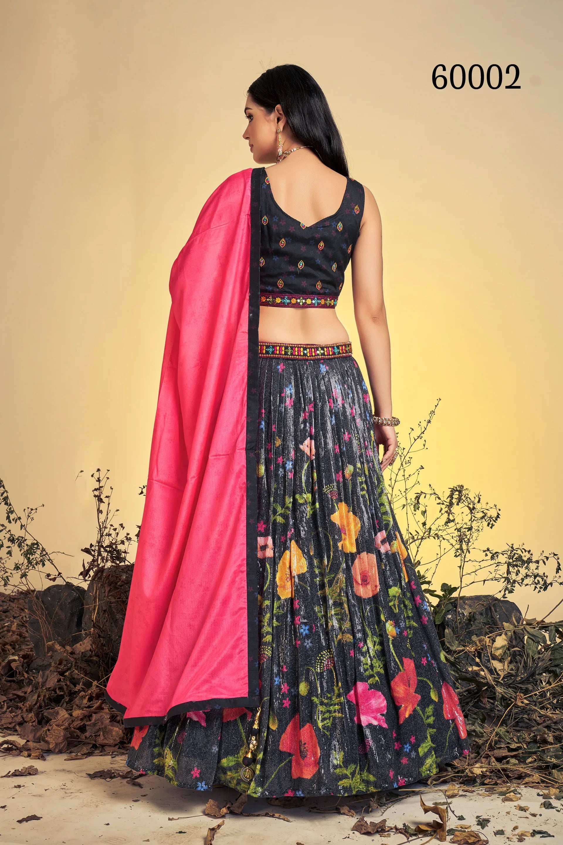 Floral Vol 7 Designer Occasion Wear Lehenga D.No 60002 - Anant Tex Exports Private Limited