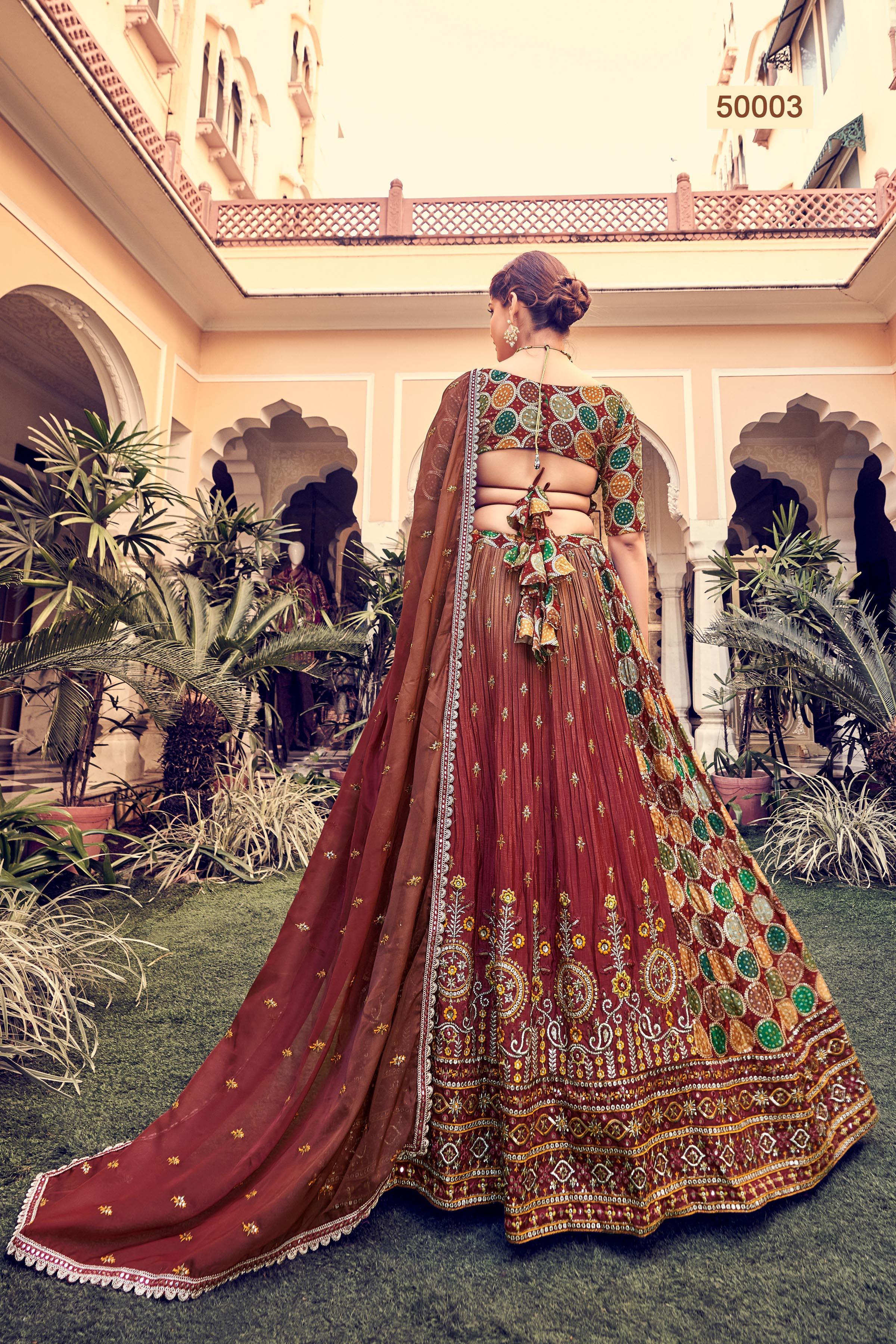Vastrey Vol 7 Designer Occasion Wear Lehenga D.No 50003 - Anant Exports