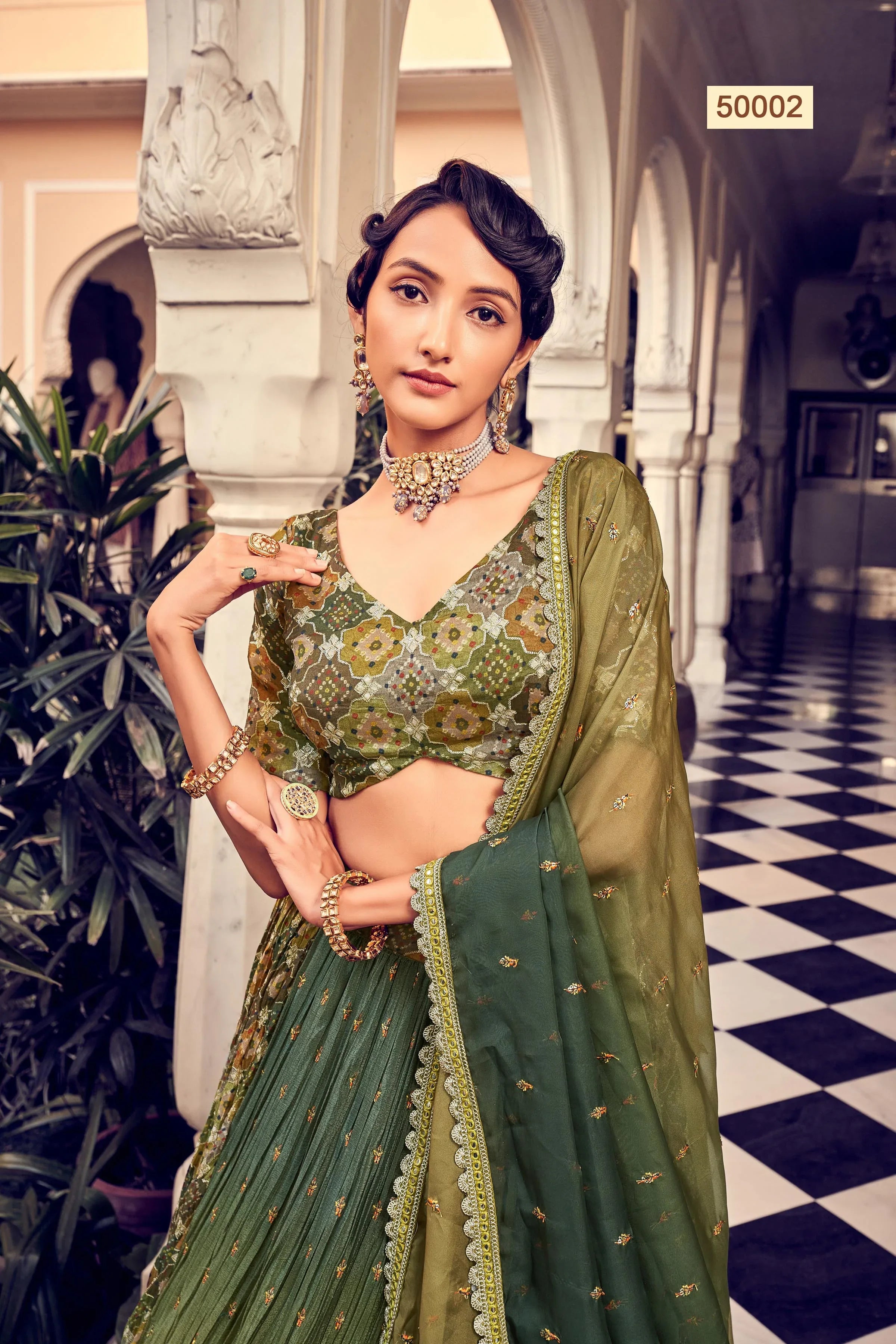 Vastrey Vol 7 Designer Occasion Wear Lehenga D.No 50002 - Anant Exports