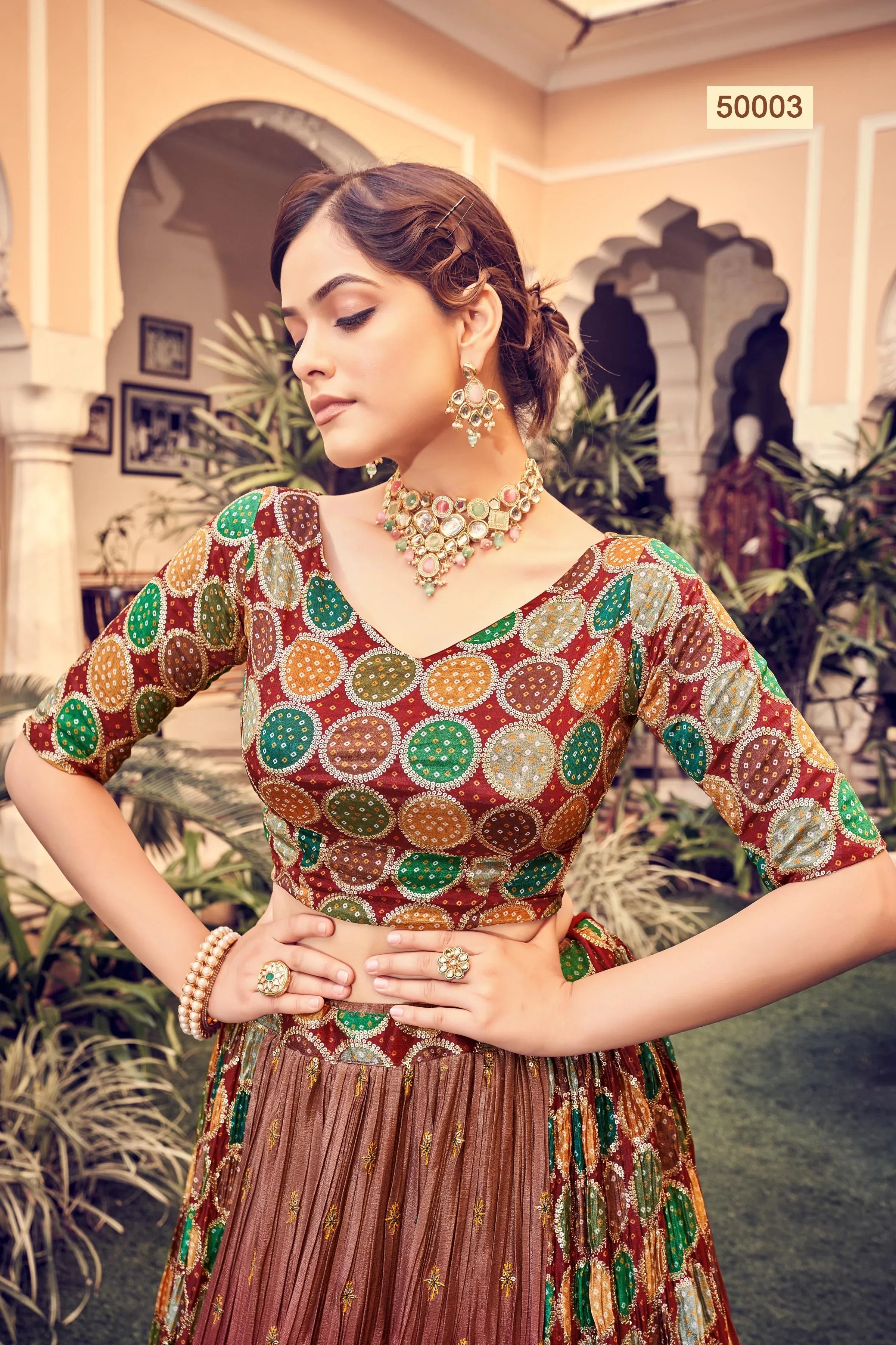 Vastrey Vol 7 Designer Occasion Wear Lehenga D.No 50003 - Anant Exports