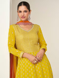 yellow anarkali suit under βΉ5000