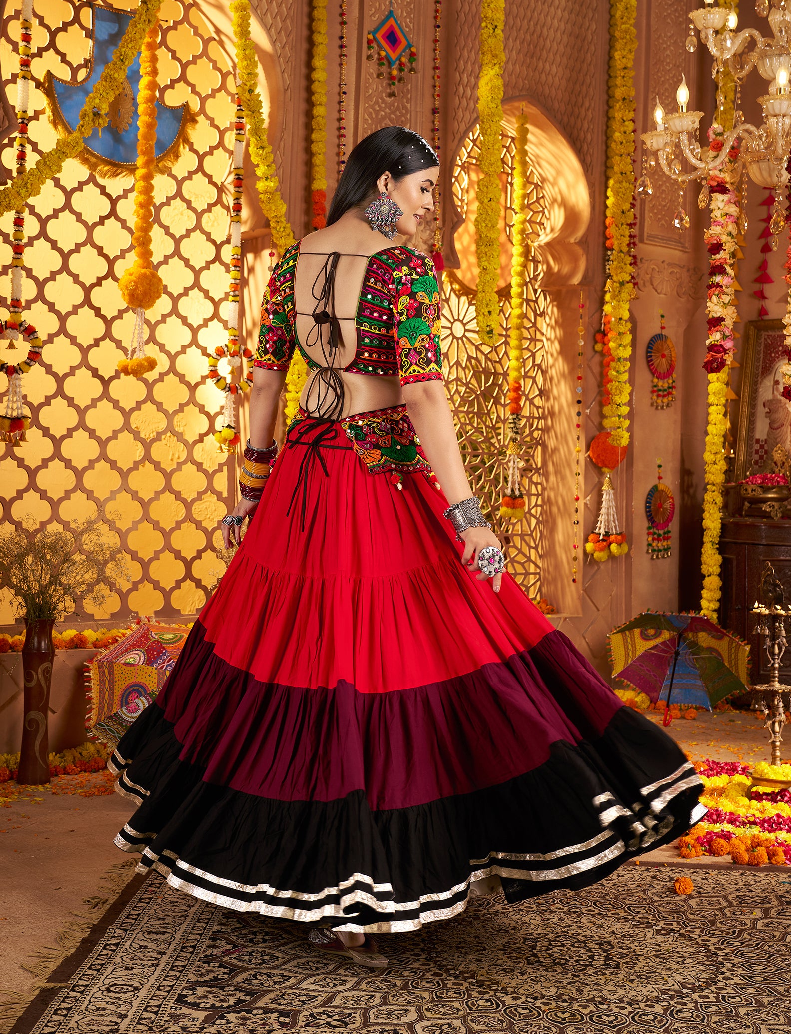 Traditional Navratri lehenga choli for women