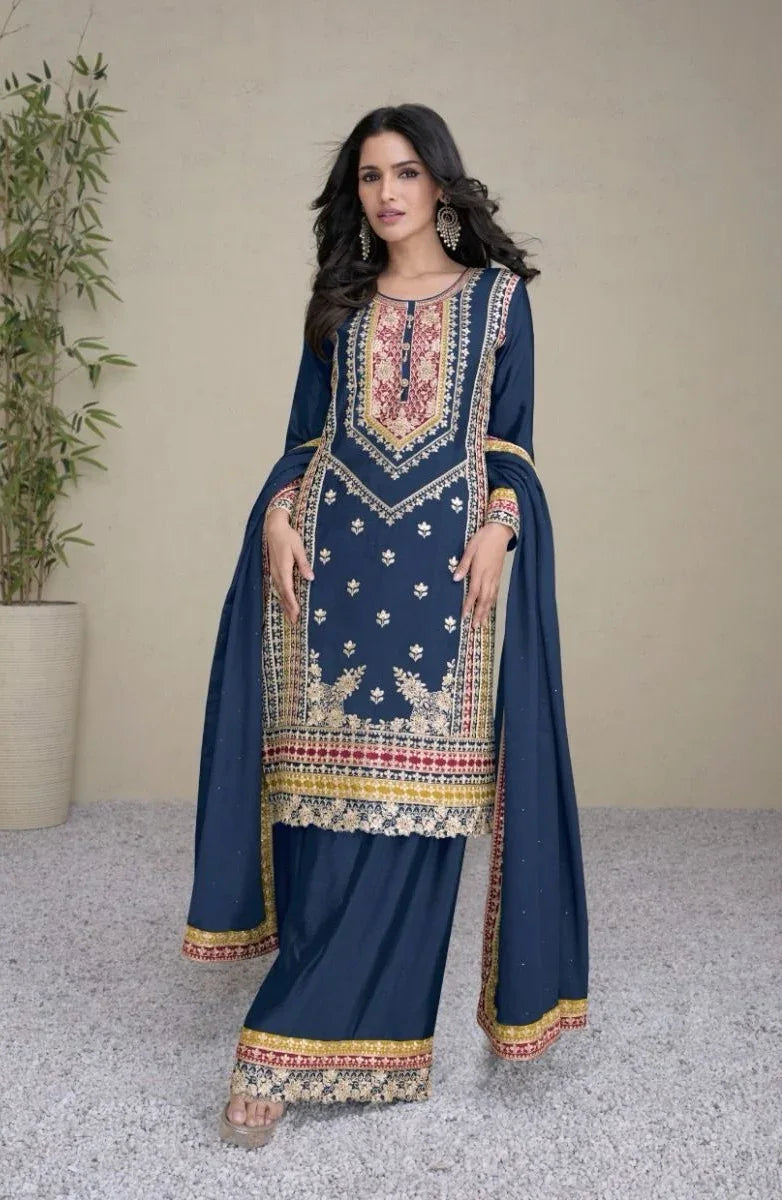 Gulkayra Designer Amayra Heavy Designer Wedding Wear Suit D.No. 7442-C