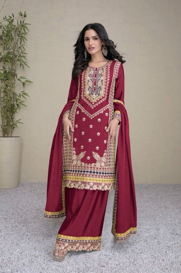 Gulkayra Designer Amayra Heavy Designer Wedding Wear Suit D.No. 7442-A