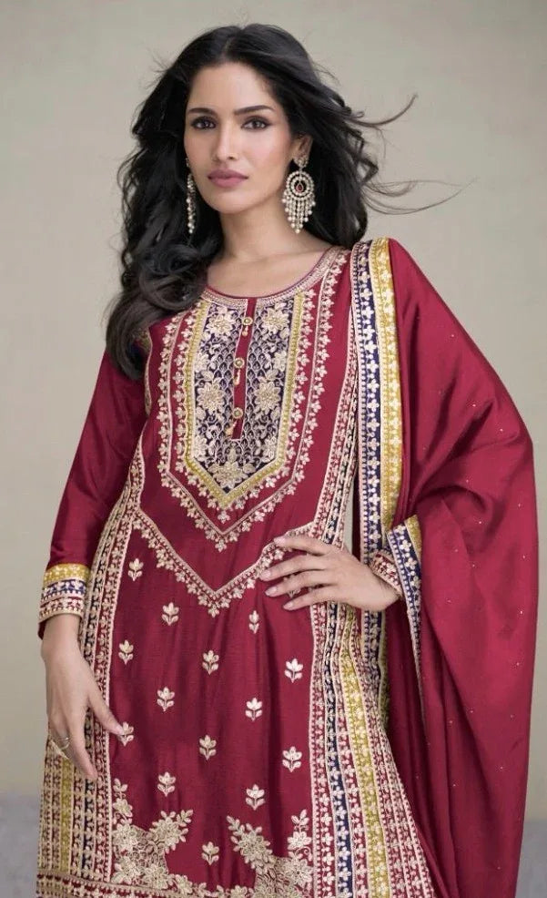 Gulkayra Designer Amayra Heavy Designer Wedding Wear Suit D.No. 7442-A