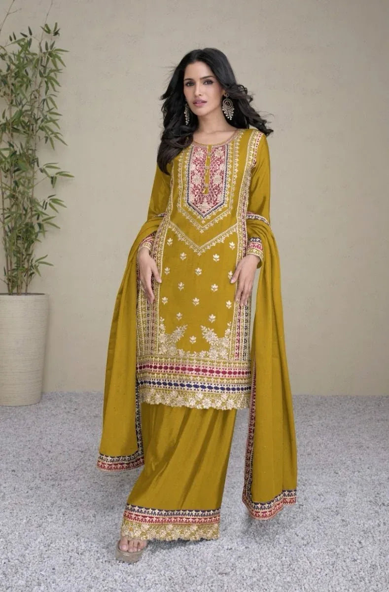 Gulkayra Designer Amayra Heavy Designer Wedding Wear Suit D.No. 7442-B