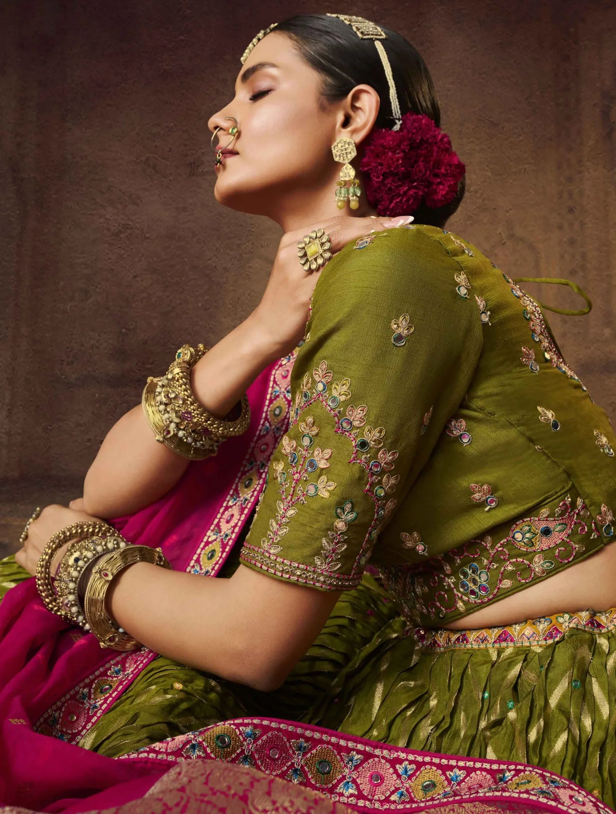 KESHAV VOL -1 BRIDAL WEAR LEHENGA D.NO. 105 - A - Anant Exports