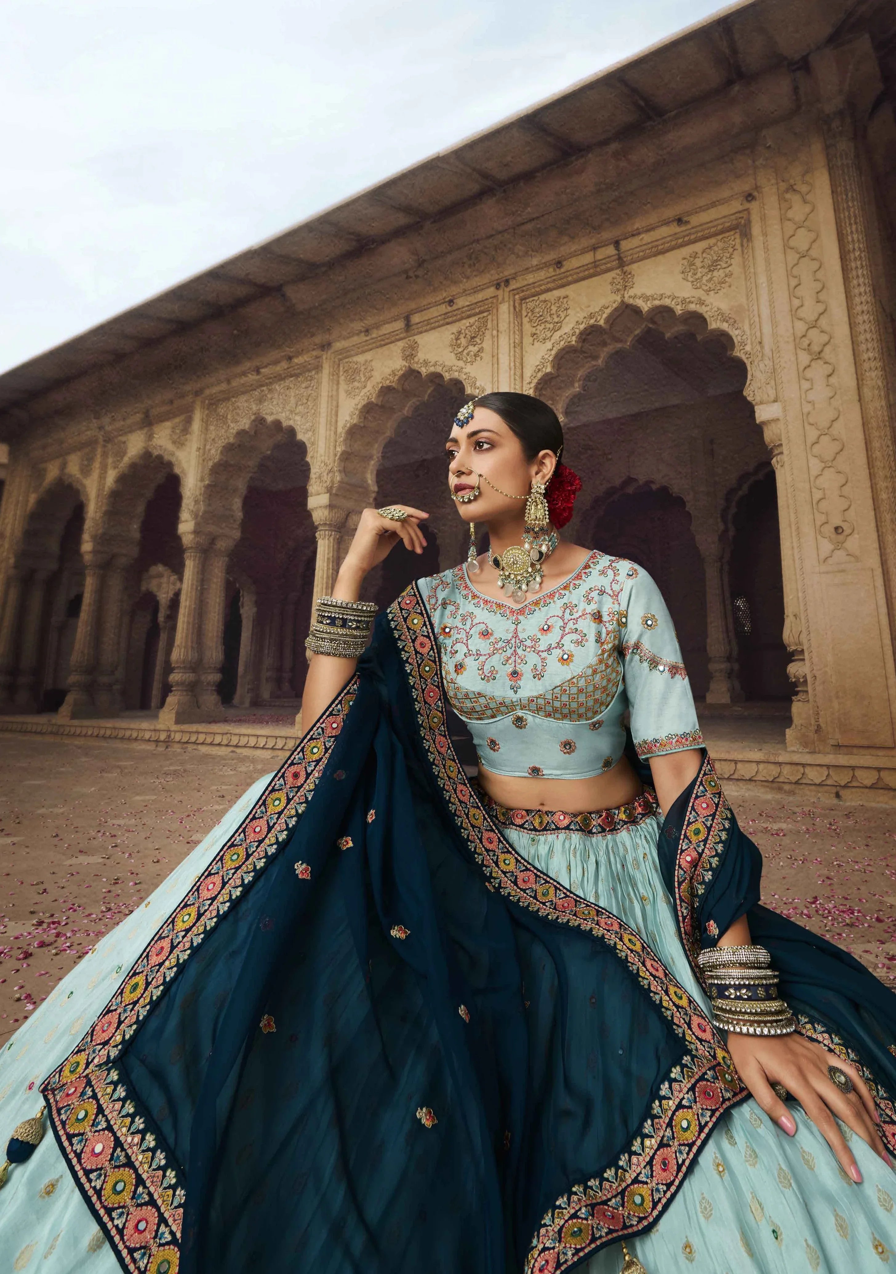 KESHAV VOL -1 BRIDAL WEAR LEHENGA D.NO. 107 - Anant Exports