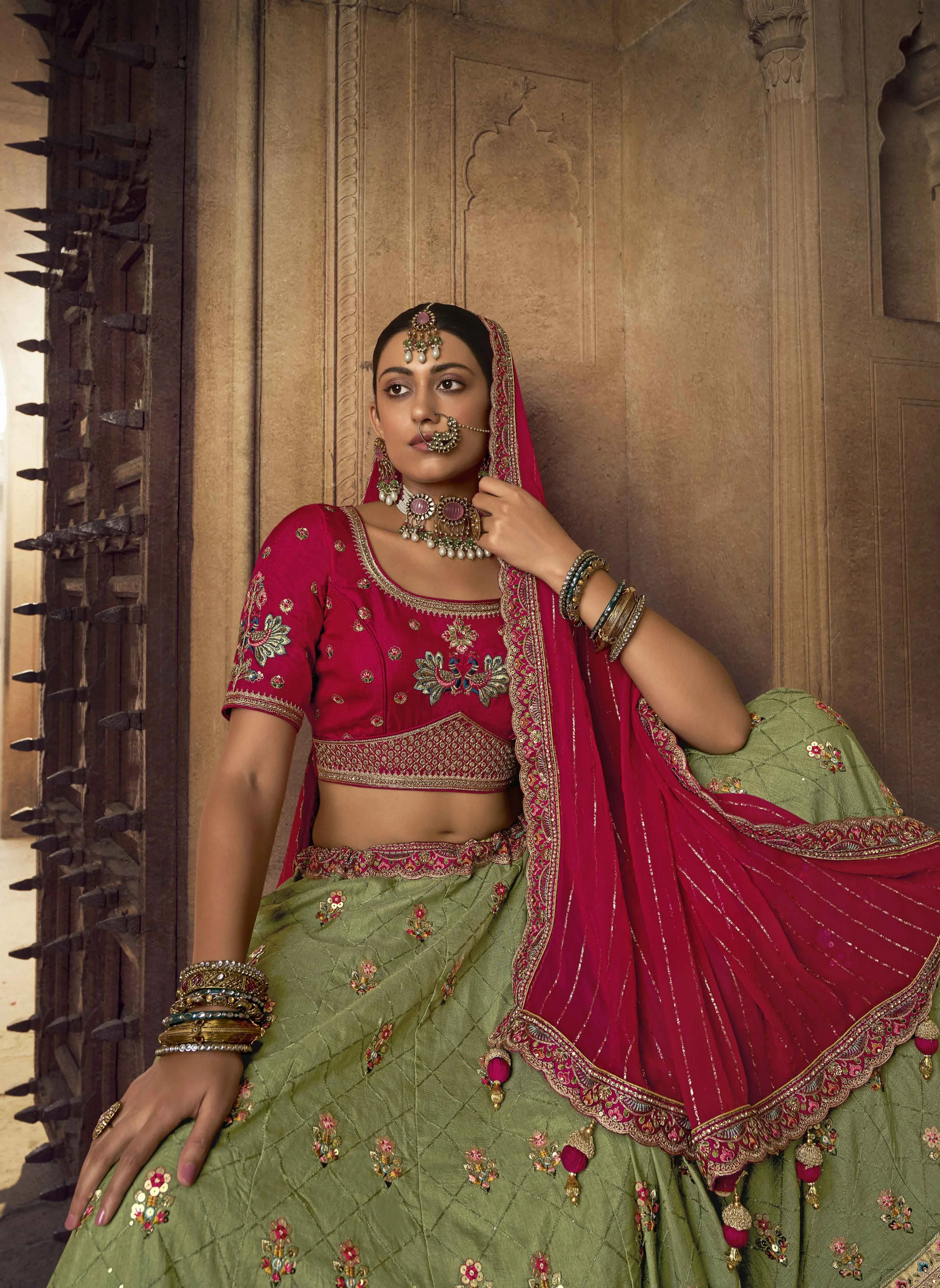 KESHAV VOL -1 BRIDAL WEAR LEHENGA D.NO. 101 - B - Anant Exports