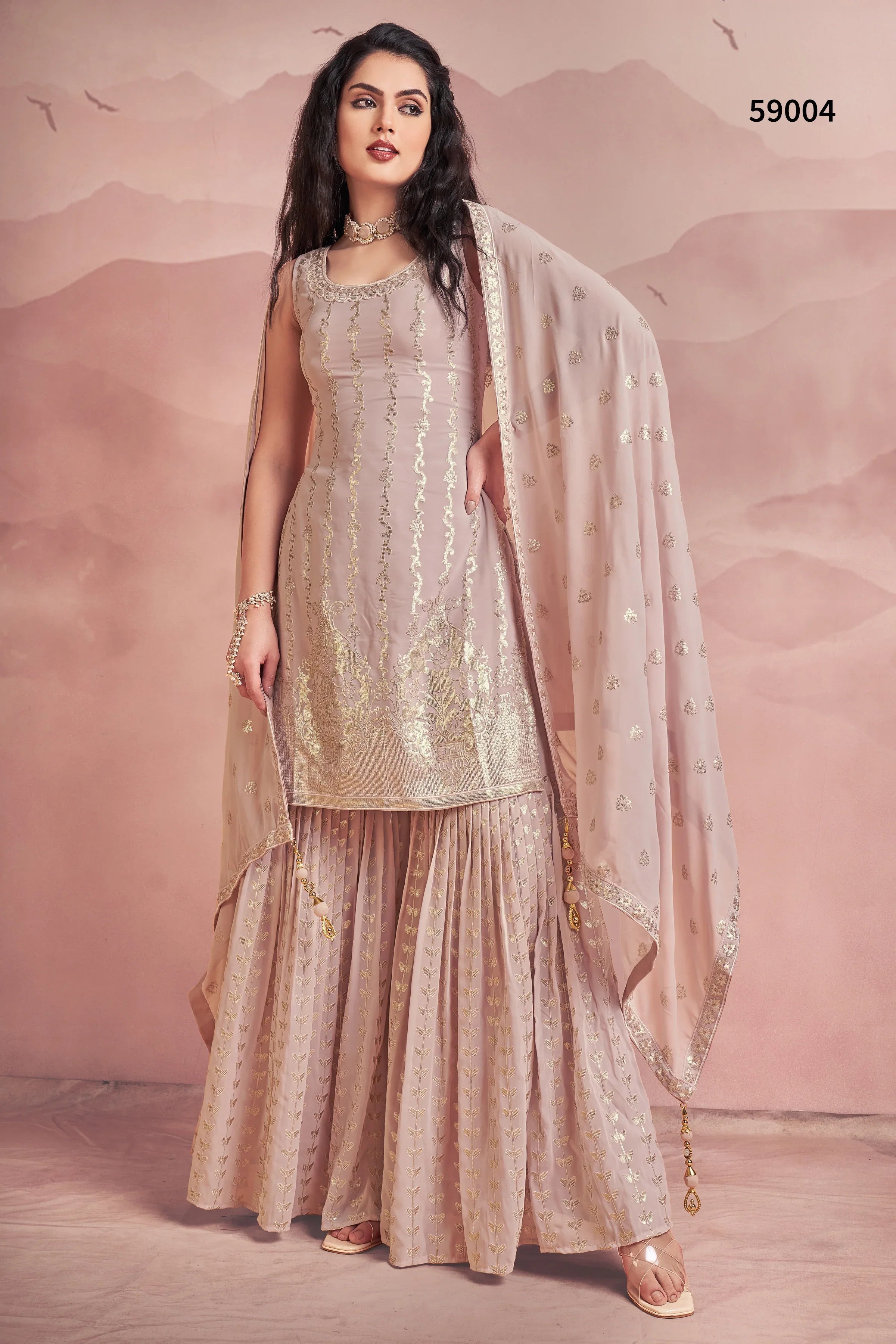 Noorani Vol 7 Designer Occasion Wear Suit D.No 59004 - Anant Tex Exports Private Limited