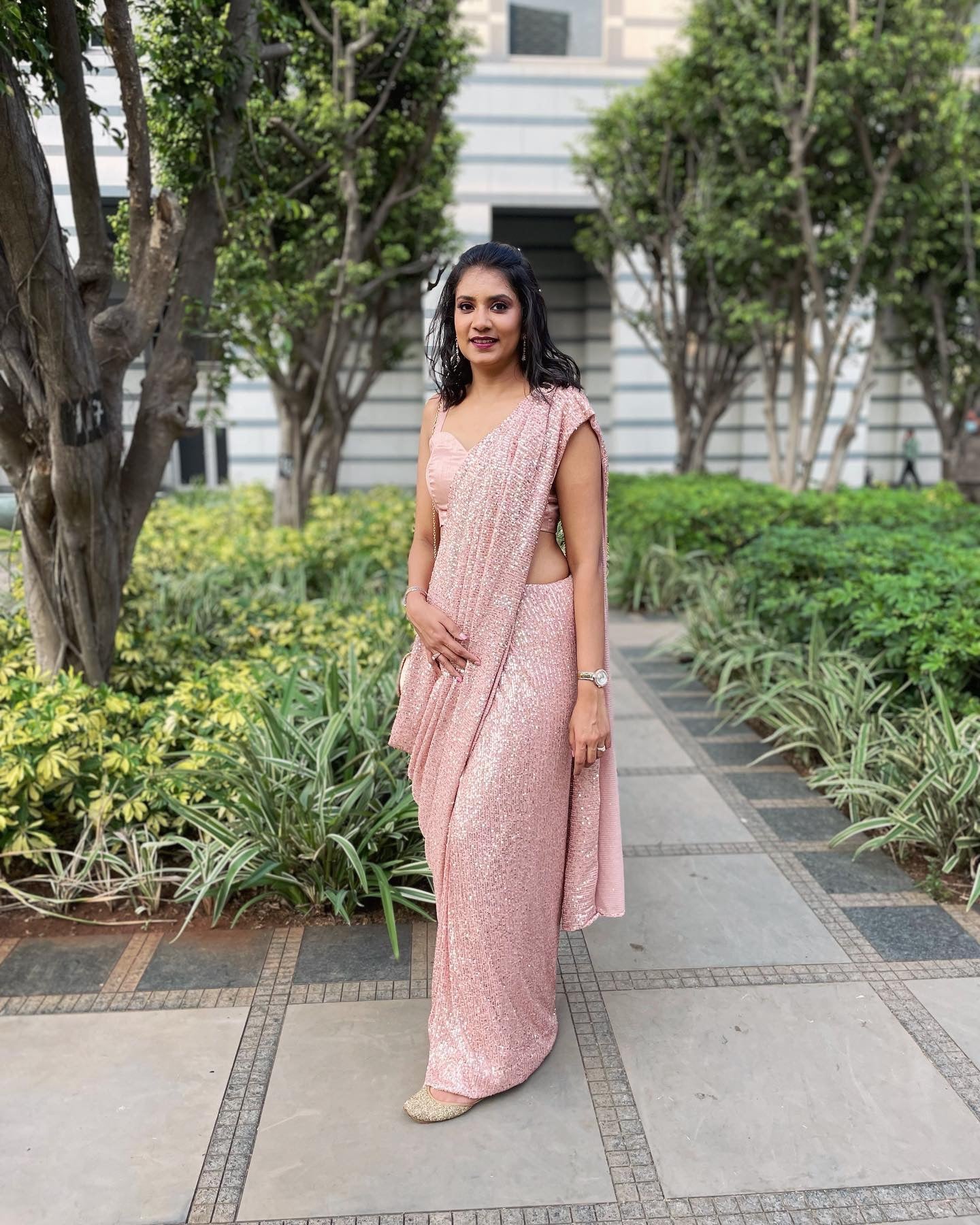 Sequins Saree