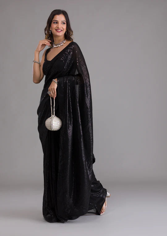 Sequins Saree