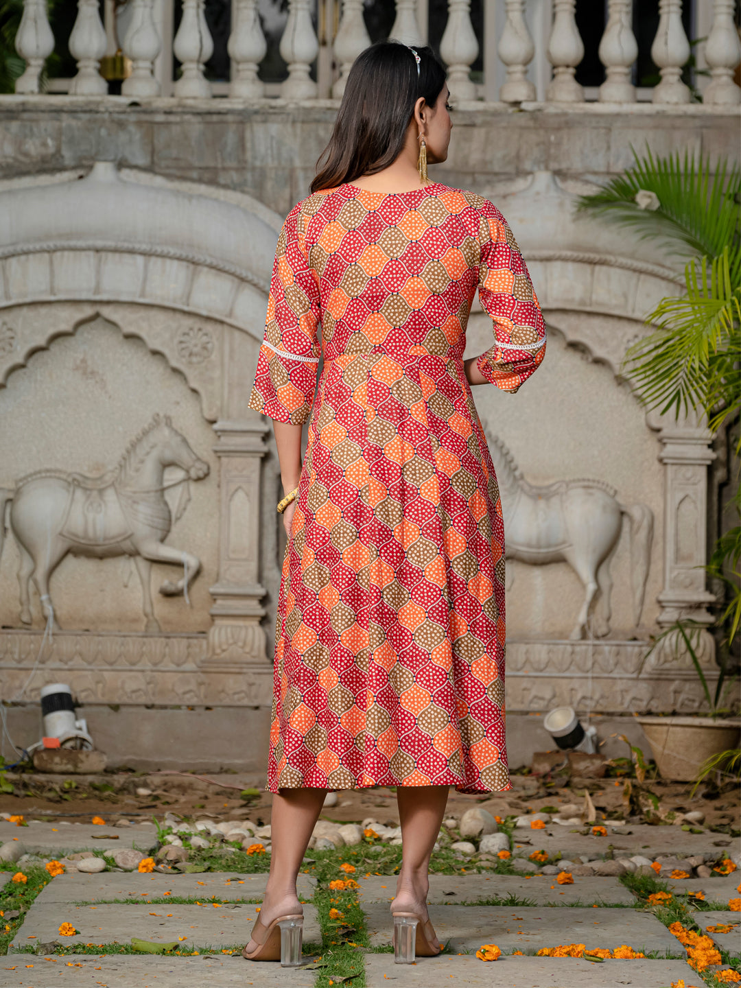 Multi Pure Soft Rayon Print With Embroidery Work Kurti