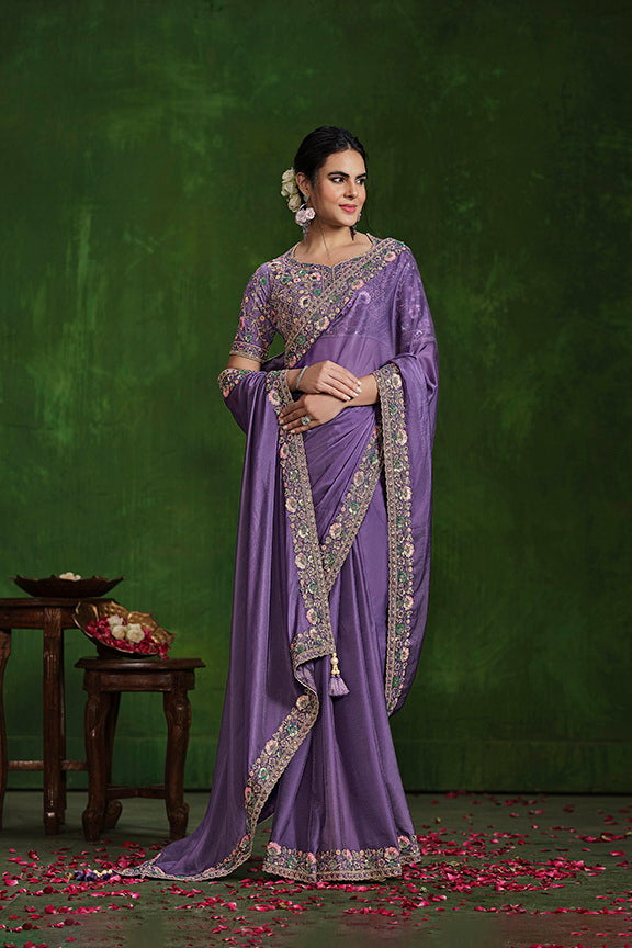 Japan Satin Silk Saree