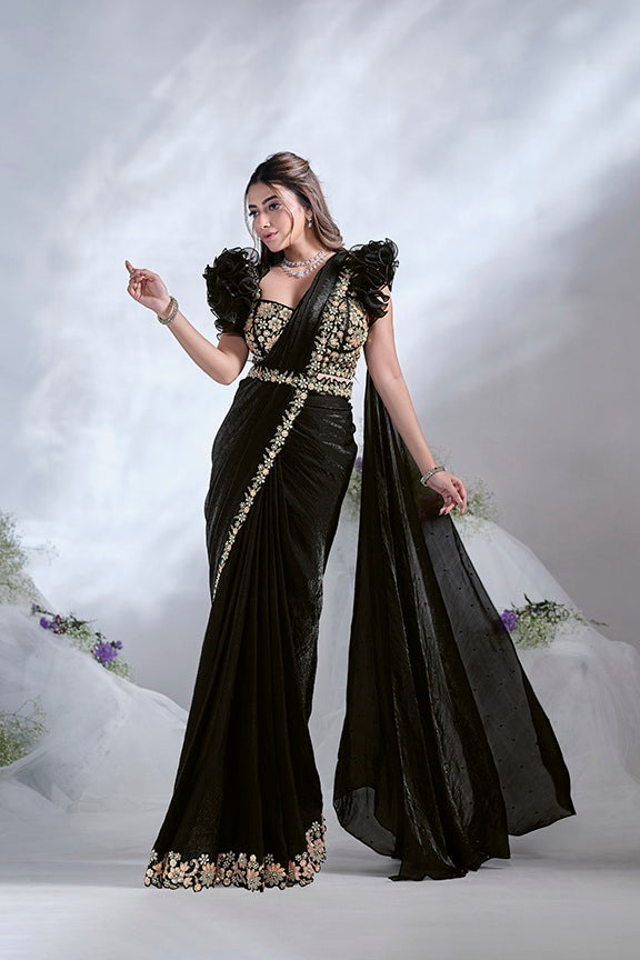 Ready to Wear Embroidery Saree