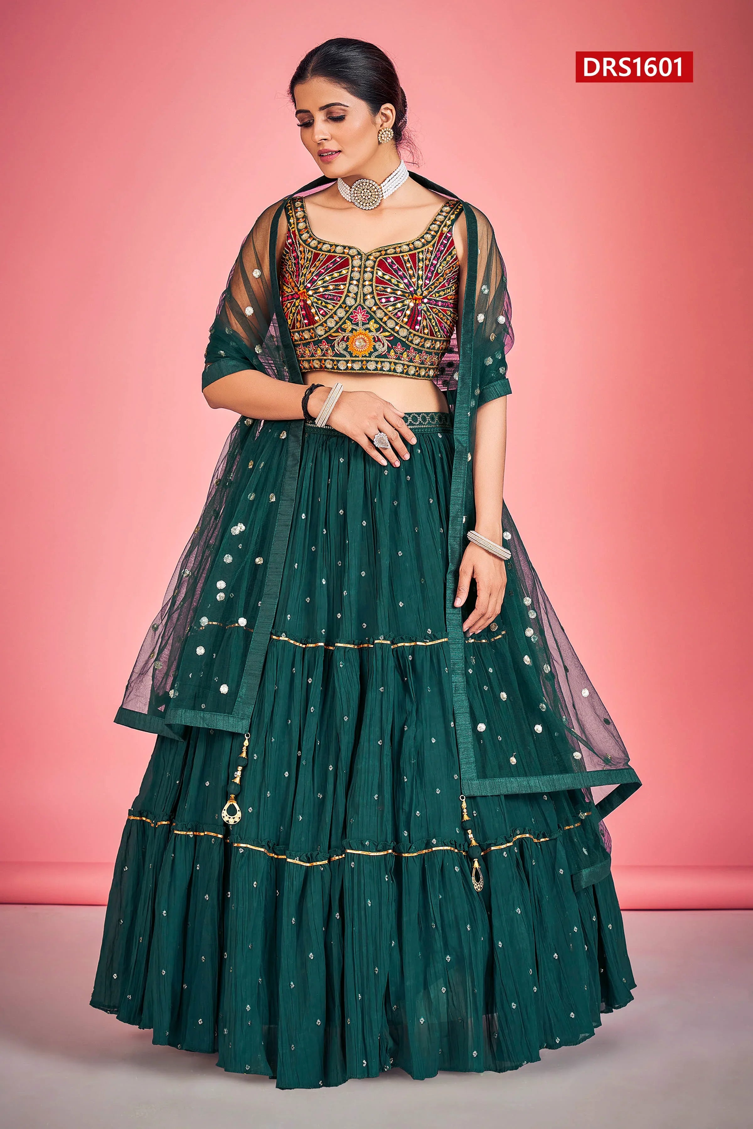 Regina Designer Occasion Wear Lehenga D.No 1601 - Anant Exports