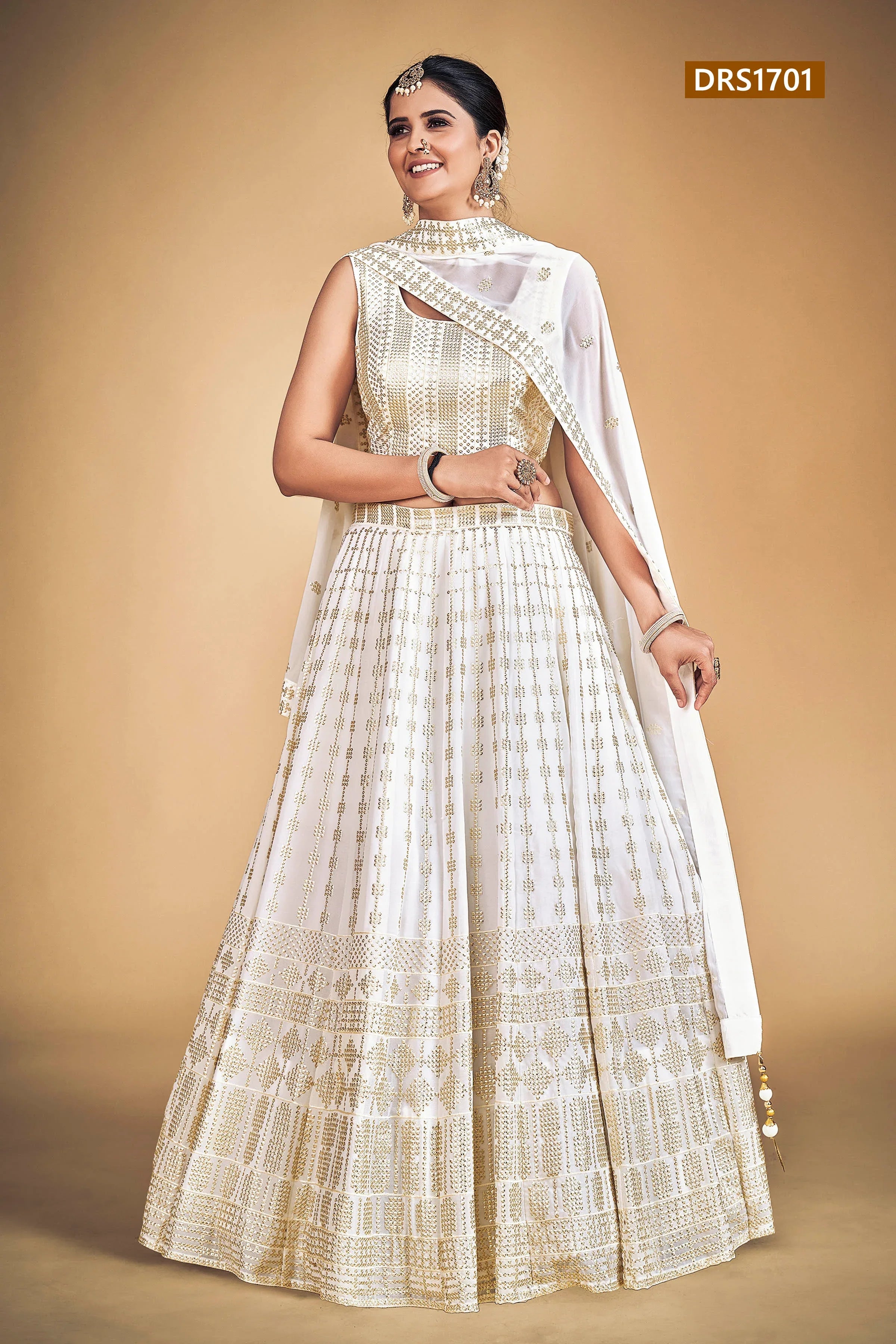 Sophia Designer Fancy Wear Lehenga D.No 1701 - Anant Exports