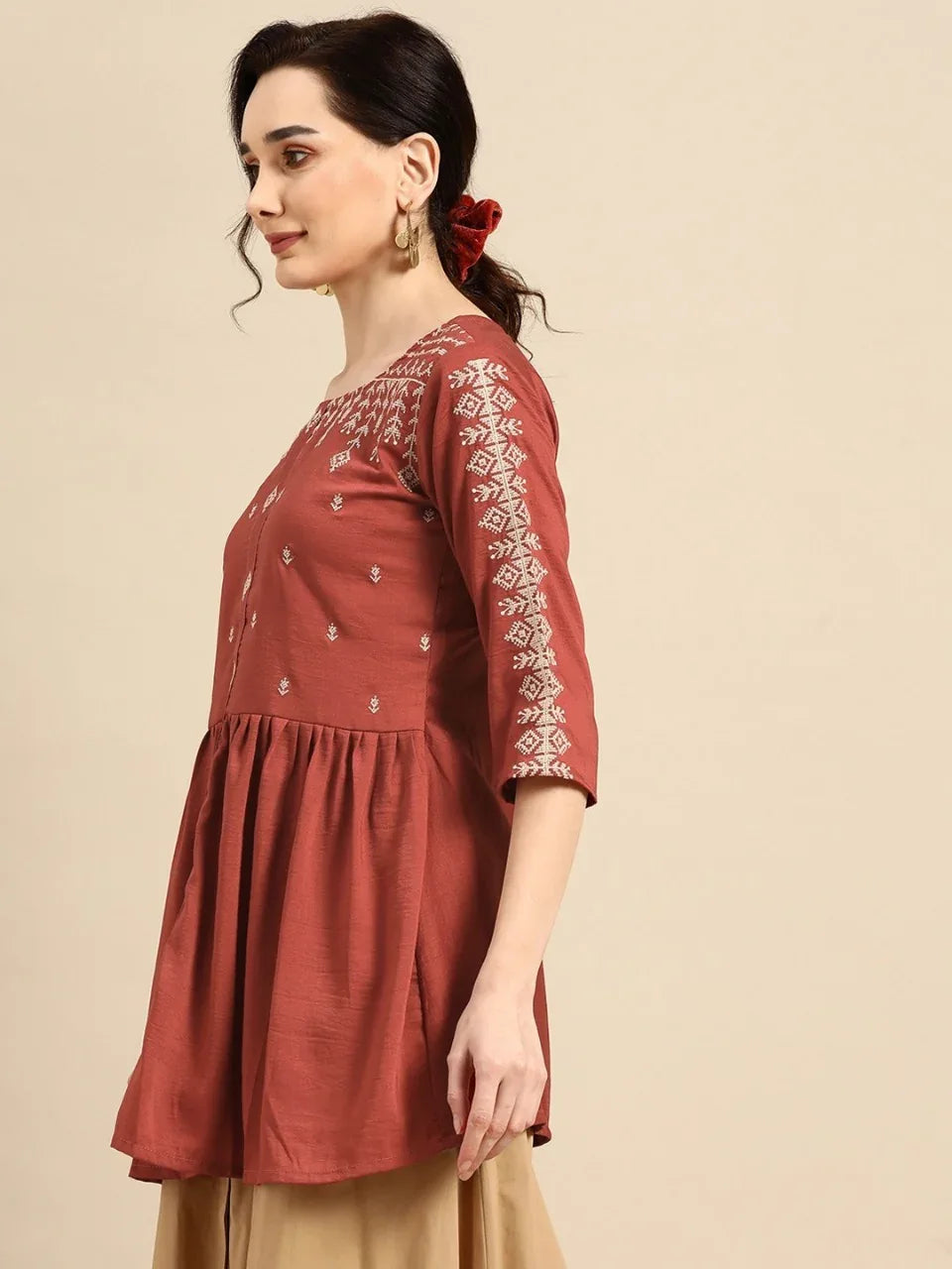 MARINA FANCY WEAR SHORT TOP - Anant Exports