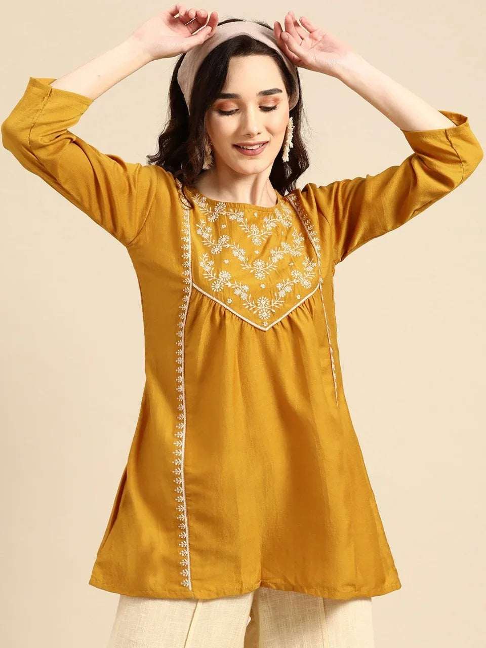 MARINA FANCY WEAR SHORT TOP - Anant Exports