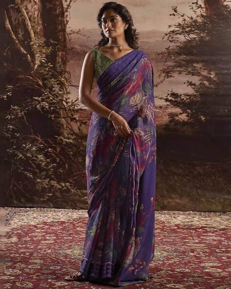 Georgette Chiffon Saree
