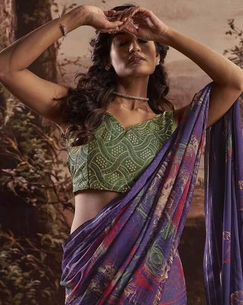 Georgette Chiffon Saree