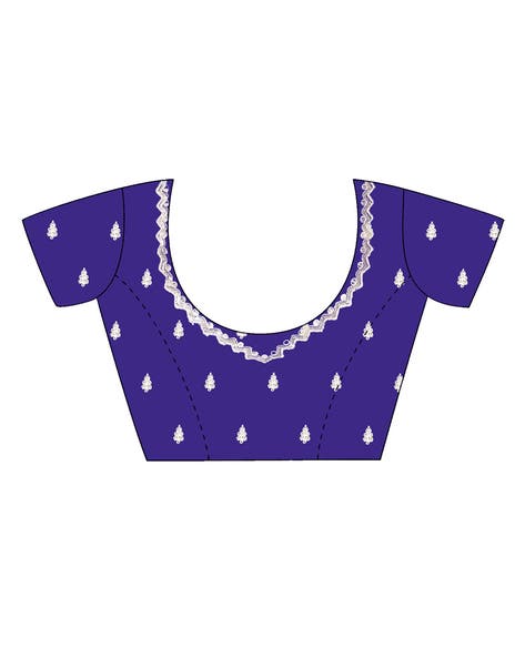 Purple Pure Velvet Chiffon With Embroidery Work Chiffon Saree
