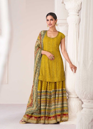 Beautiful Designer Sayuri Sharara Salwar Suits