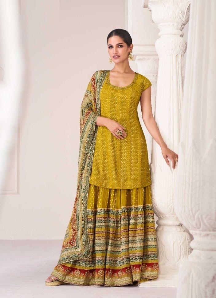 Beautiful Designer Sayuri Sharara Salwar Suits