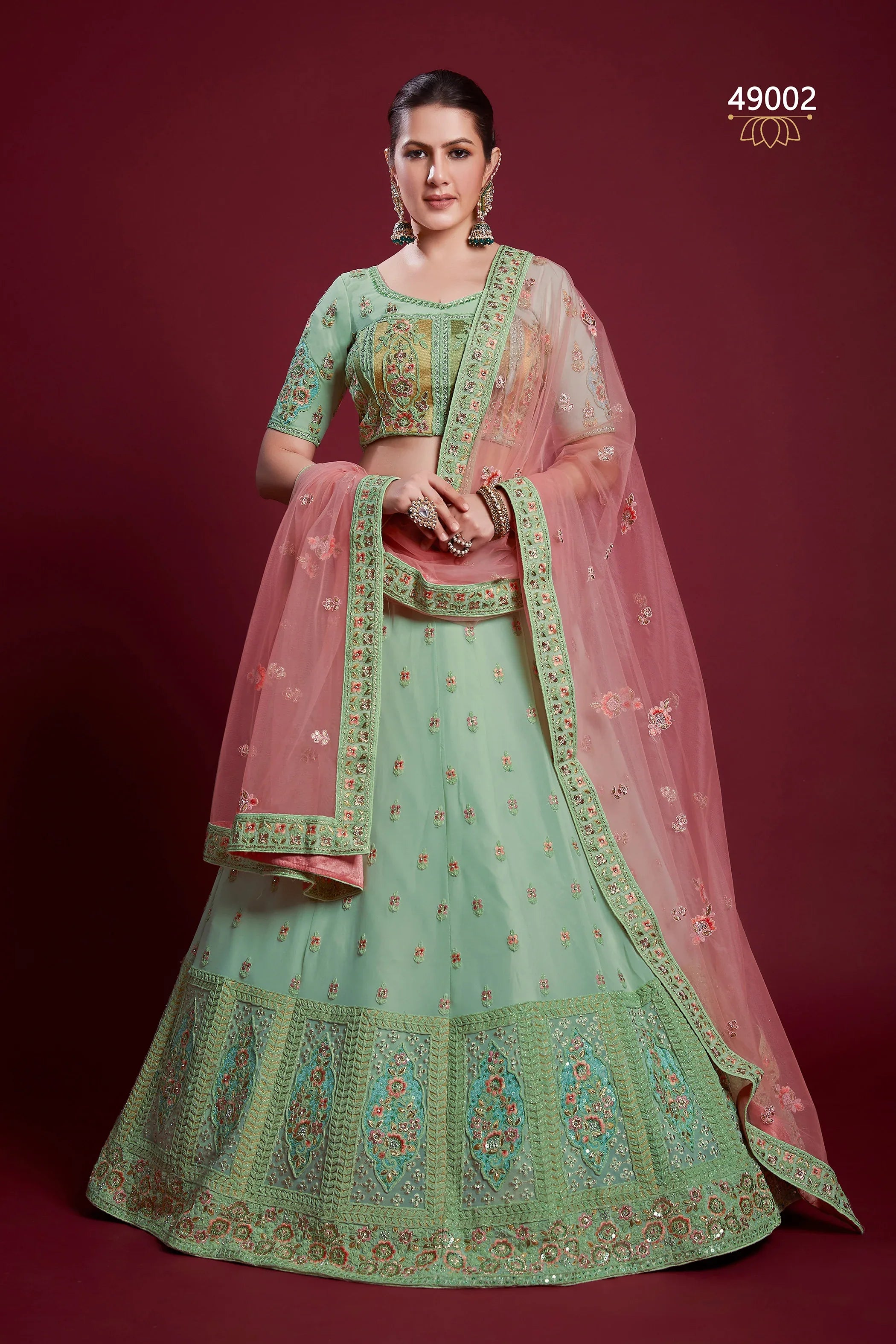 Poshak Vol 6 Designer Occasion Wear Lehenga D.No 49002 - Anant Exports