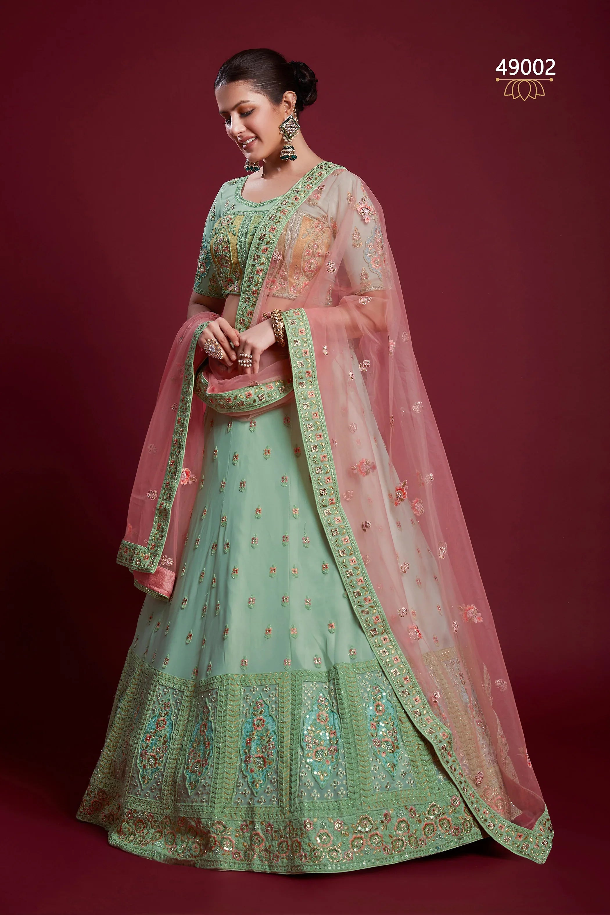 Poshak Vol 6 Designer Occasion Wear Lehenga D.No 49002 - Anant Exports