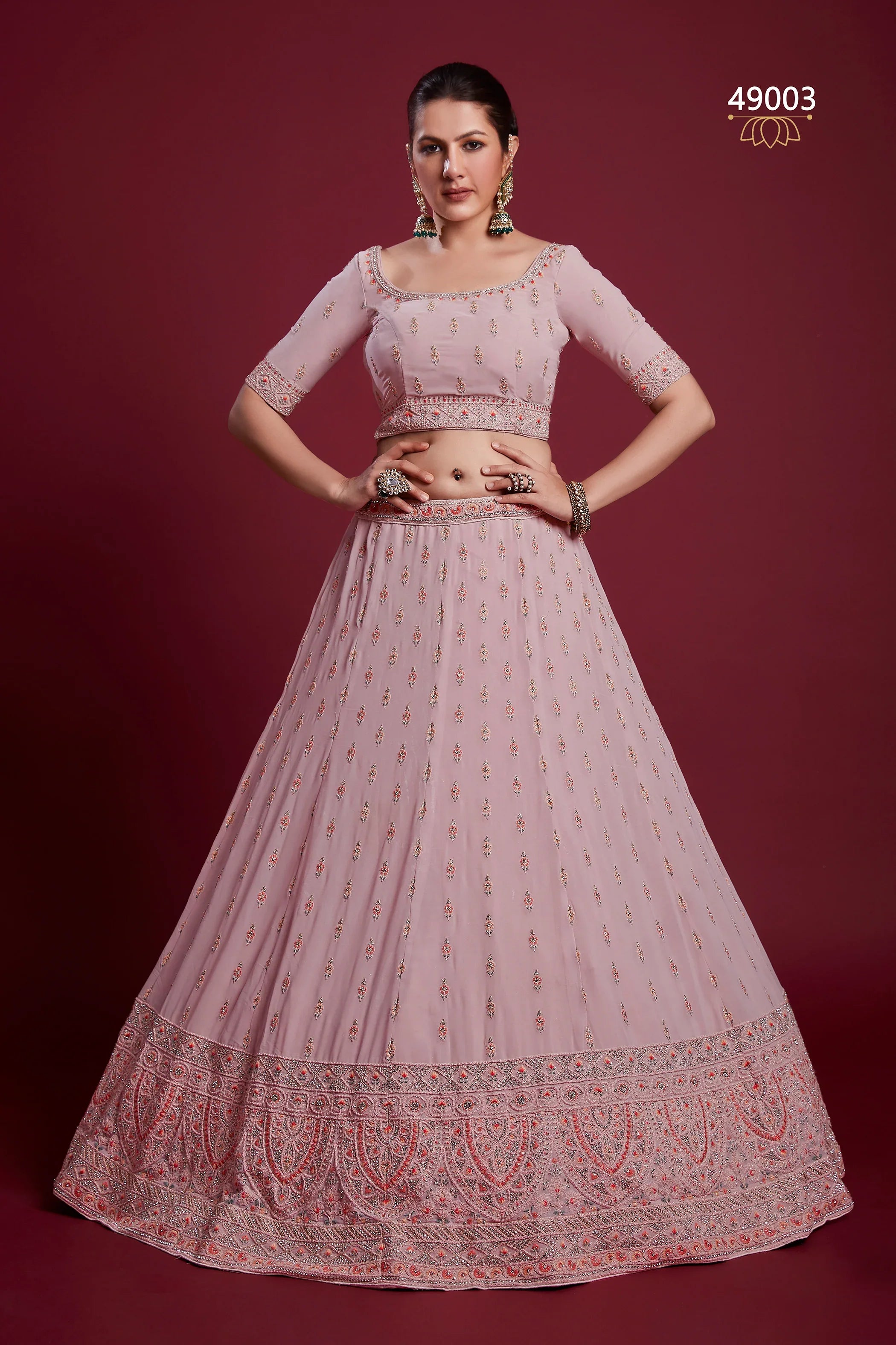 Poshak Vol 6 Designer Occasion Wear Lehenga D.No 49003 - Anant Exports