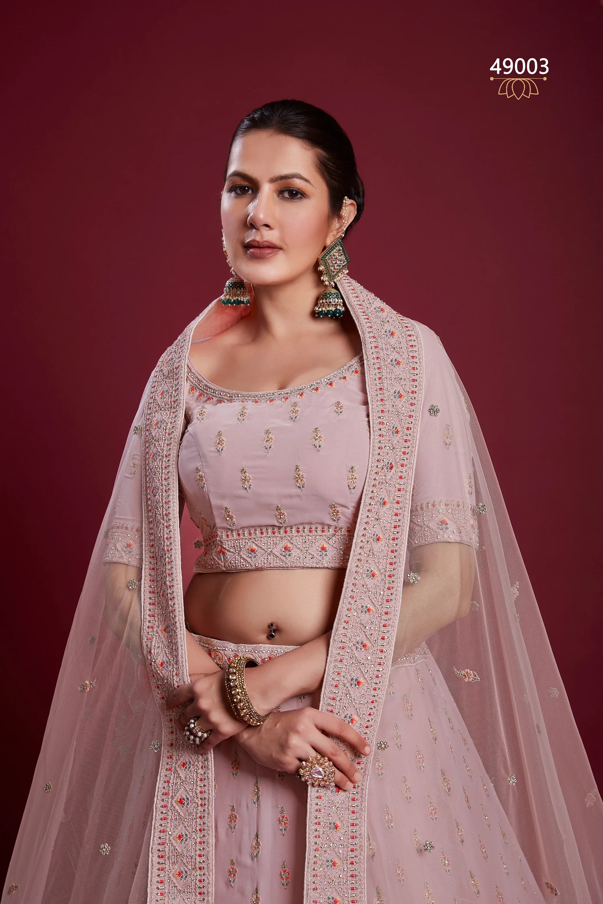 Poshak Vol 6 Designer Occasion Wear Lehenga D.No 49003 - Anant Exports
