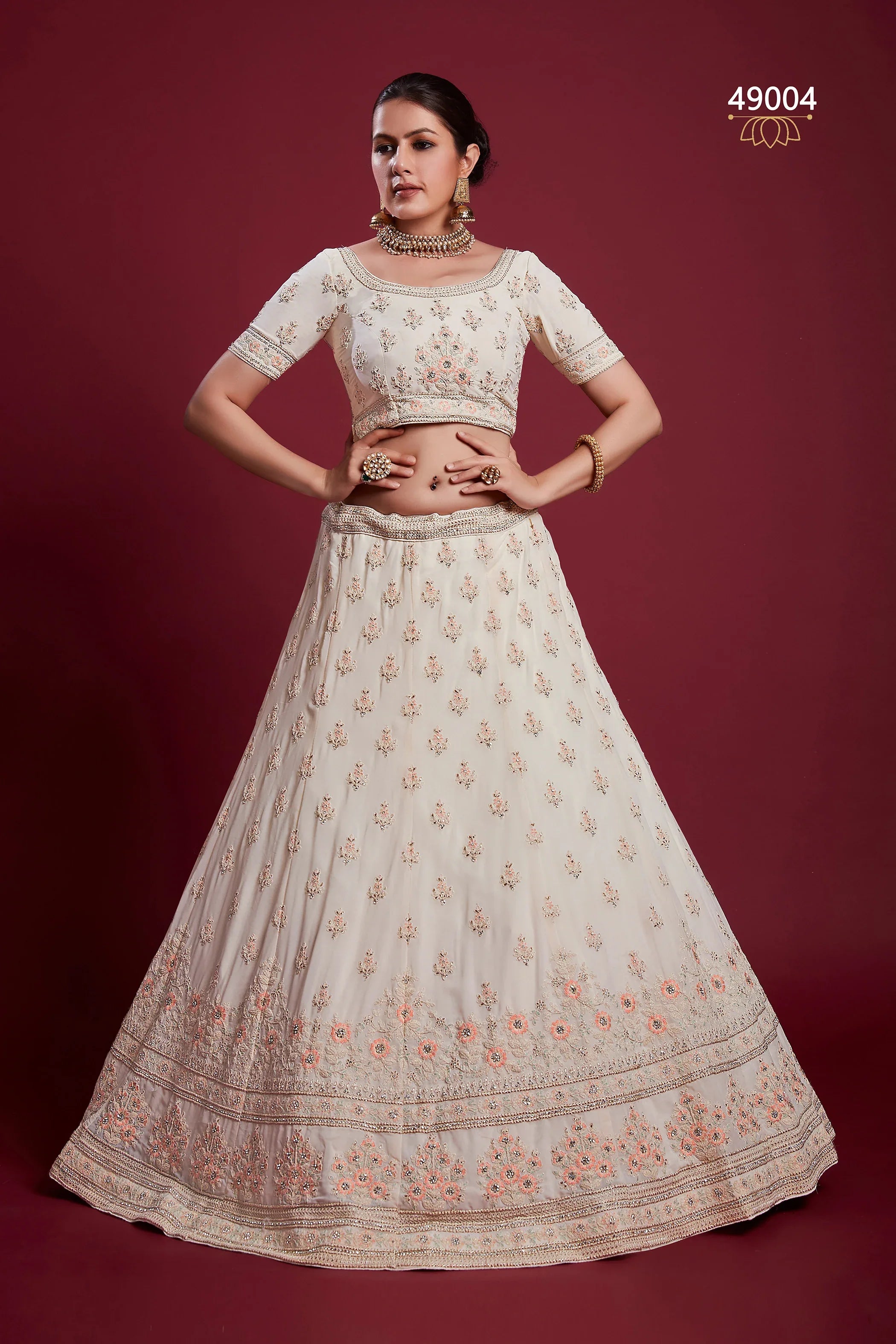 Poshak Vol 6 Designer Occasion Wear Lehenga D.No 49004 - Anant Exports