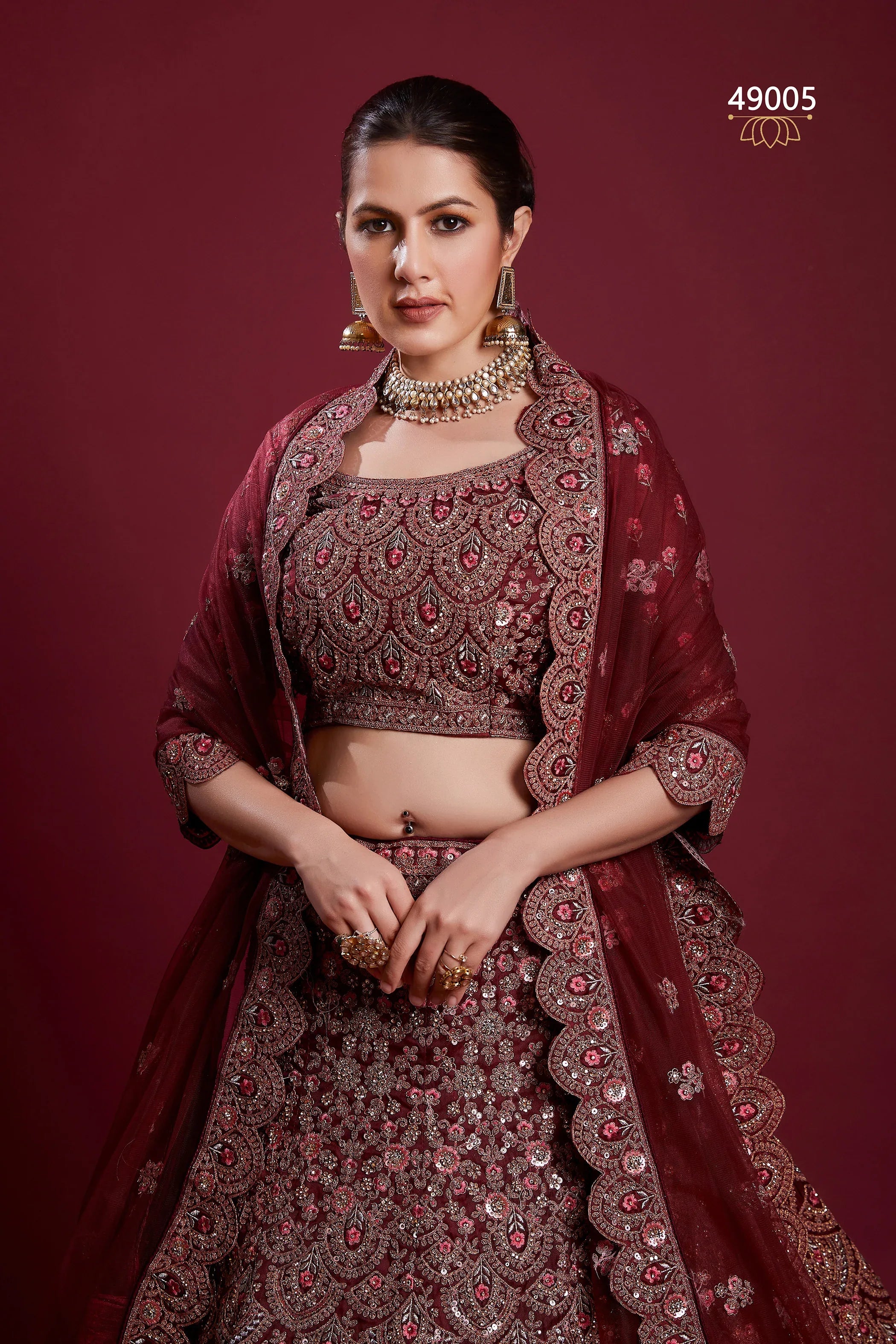 Poshak Vol 6 Designer Occasion Wear Lehenga D.No 49005 - Anant Exports