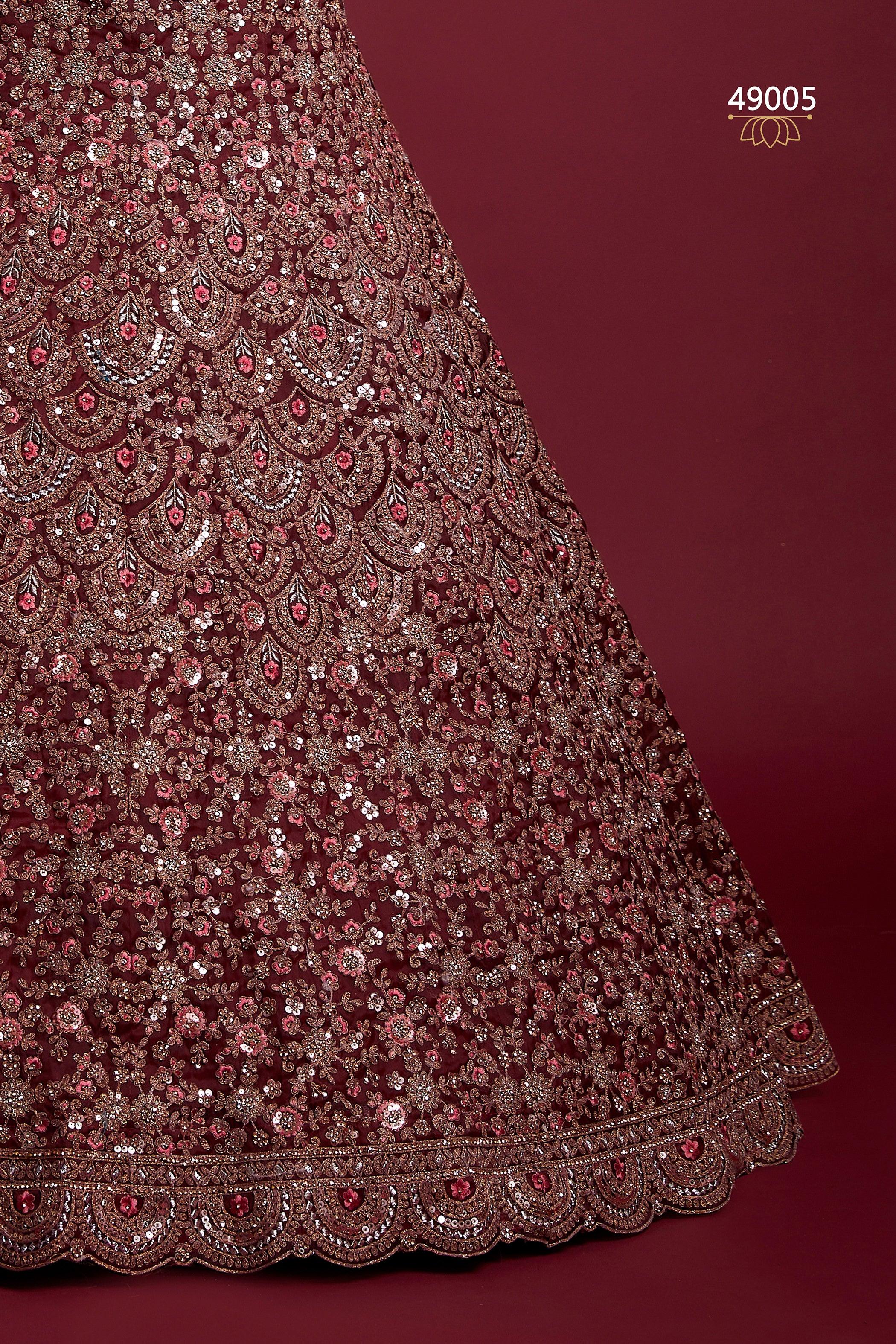 Poshak Vol 6 Designer Occasion Wear Lehenga D.No 49005 - Anant Exports