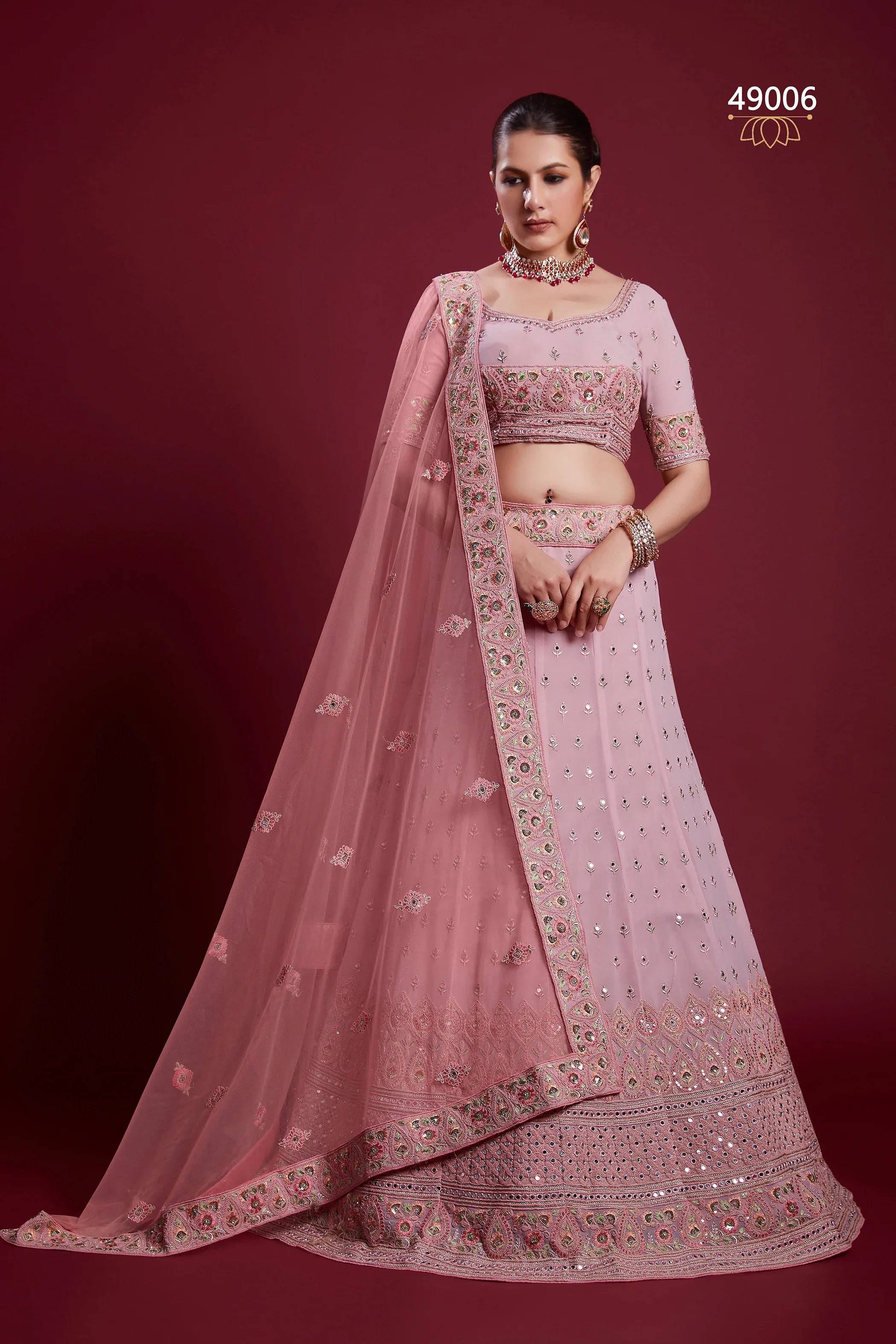 Poshak Vol 6 Designer Occasion Wear Lehenga D.No 49006 - Anant Exports