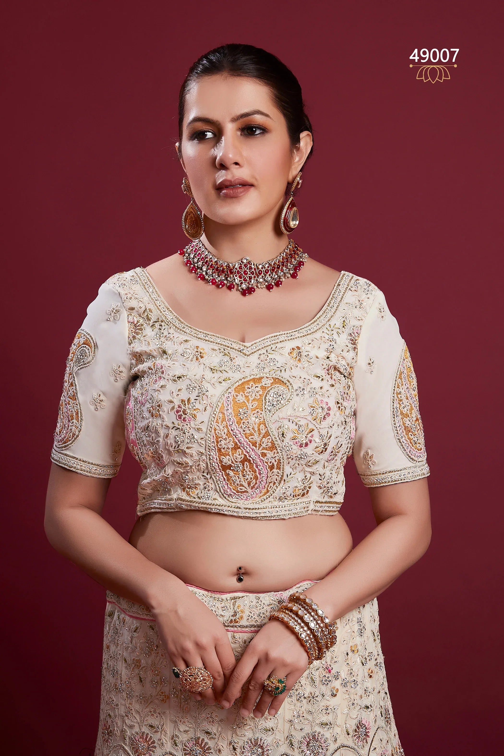 Poshak Vol 6 Designer Occasion Wear Lehenga D.No 49007 - Anant Exports