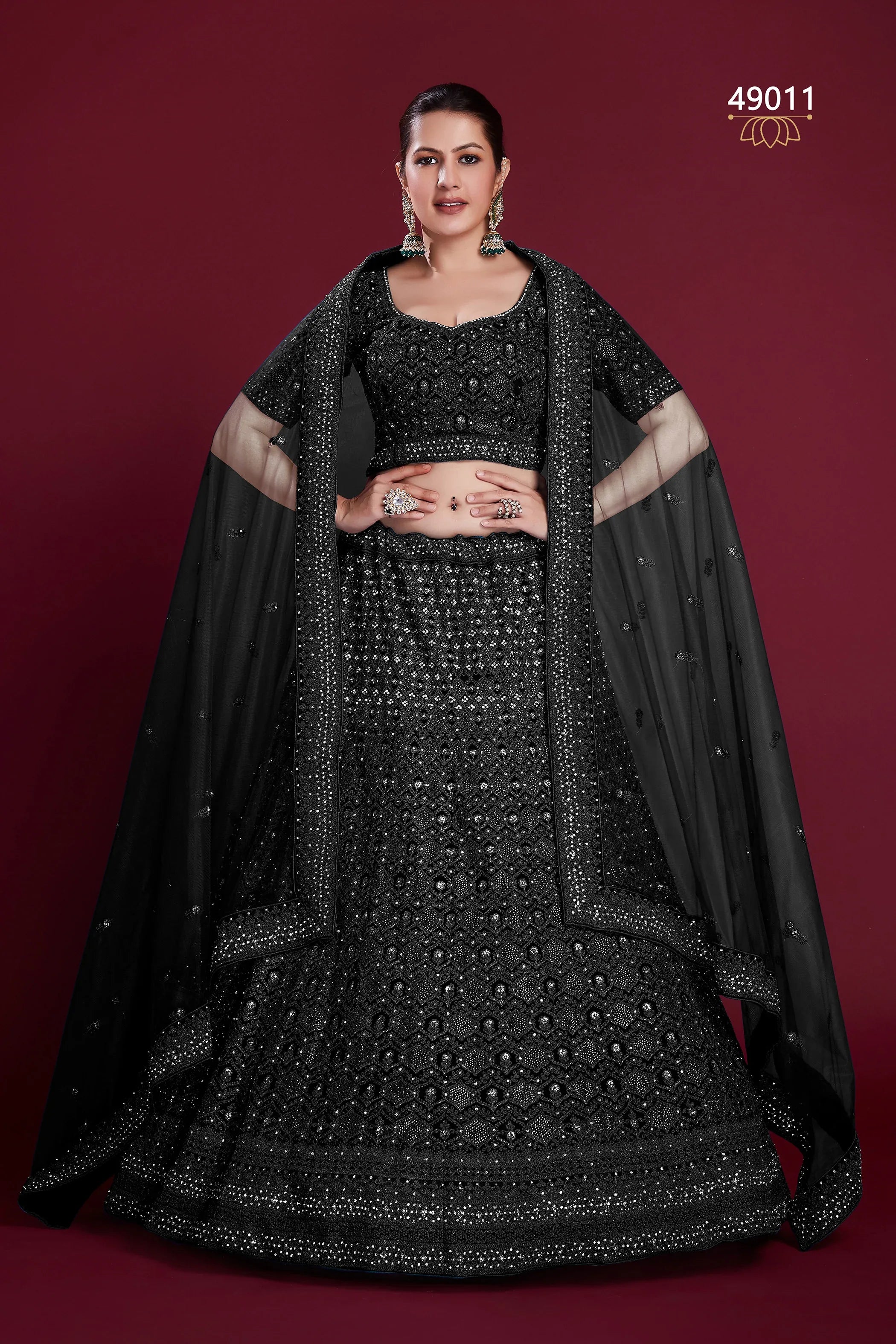 Poshak Vol 6 Designer Occasion Wear Lehenga D.No 49011 - Anant Exports
