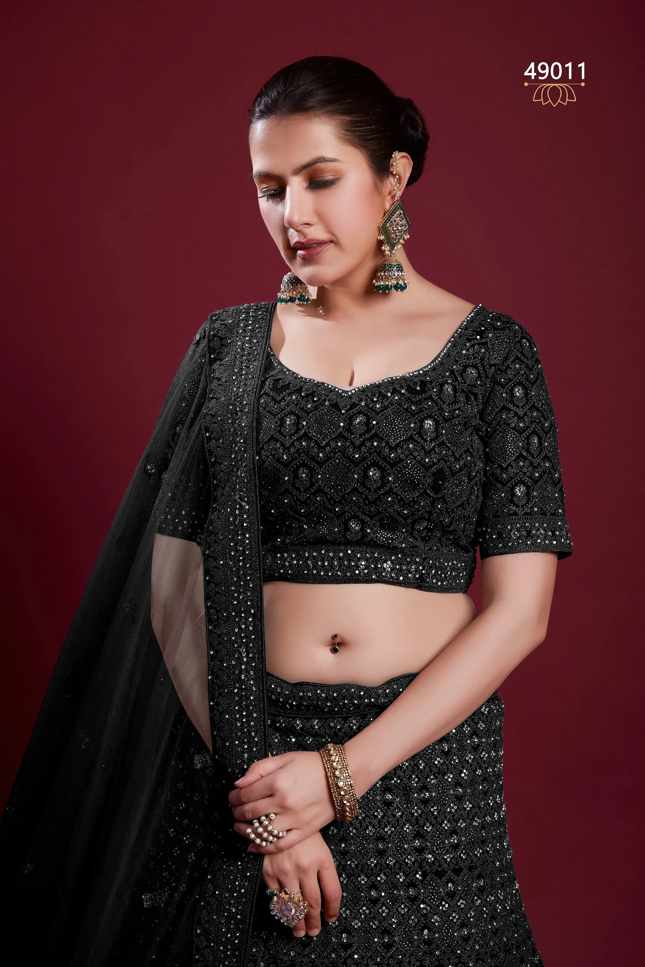 Poshak Vol 6 Designer Occasion Wear Lehenga D.No 49011 - Anant Exports