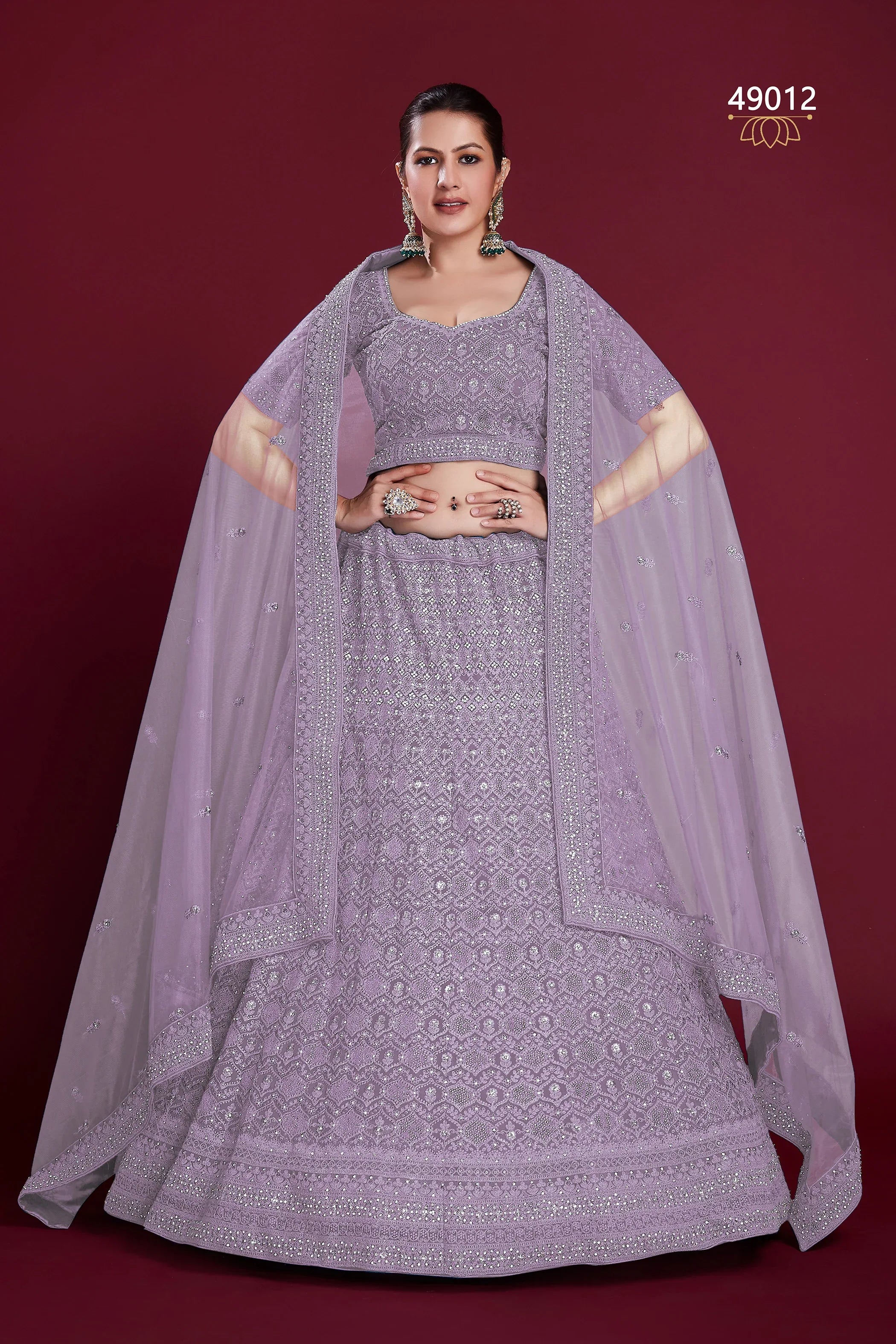 Poshak Vol 6 Designer Occasion Wear Lehenga D.No 49012 - Anant Exports
