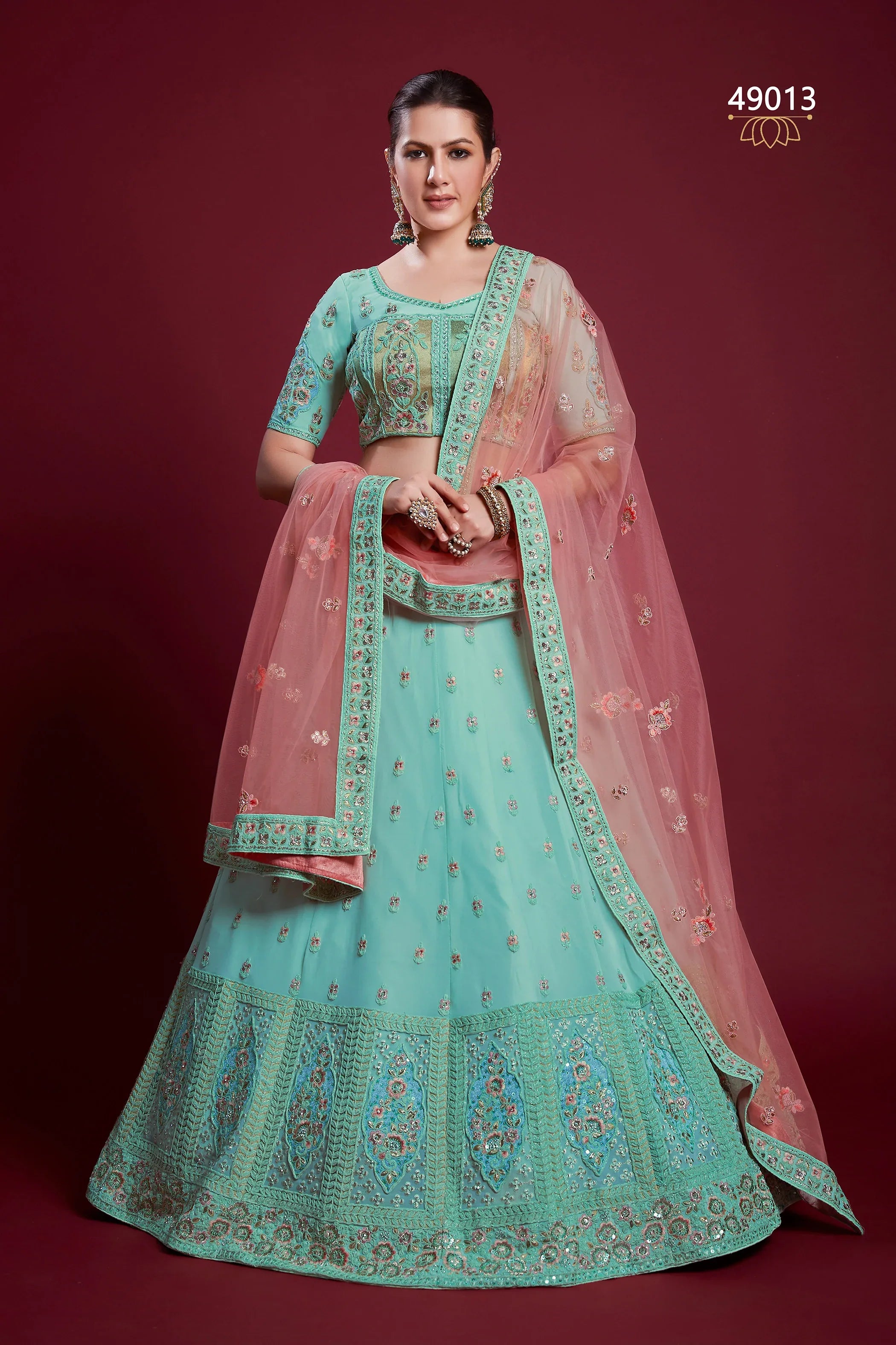 Poshak Vol 6 Designer Occasion Wear Lehenga D.No 49013 - Anant Exports