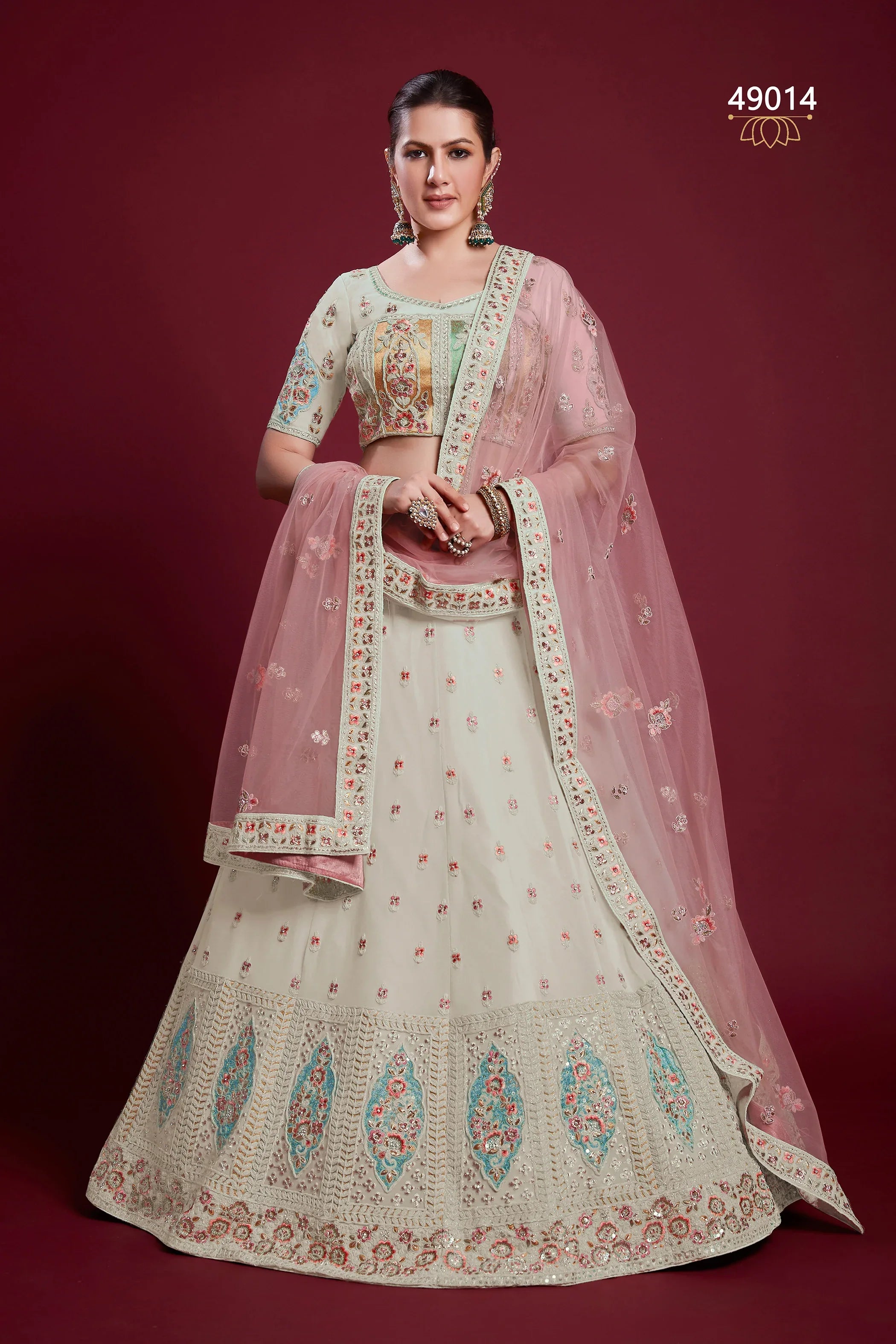 Poshak Vol 6 Designer Occasion Wear Lehenga D.No 49014 - Anant Exports