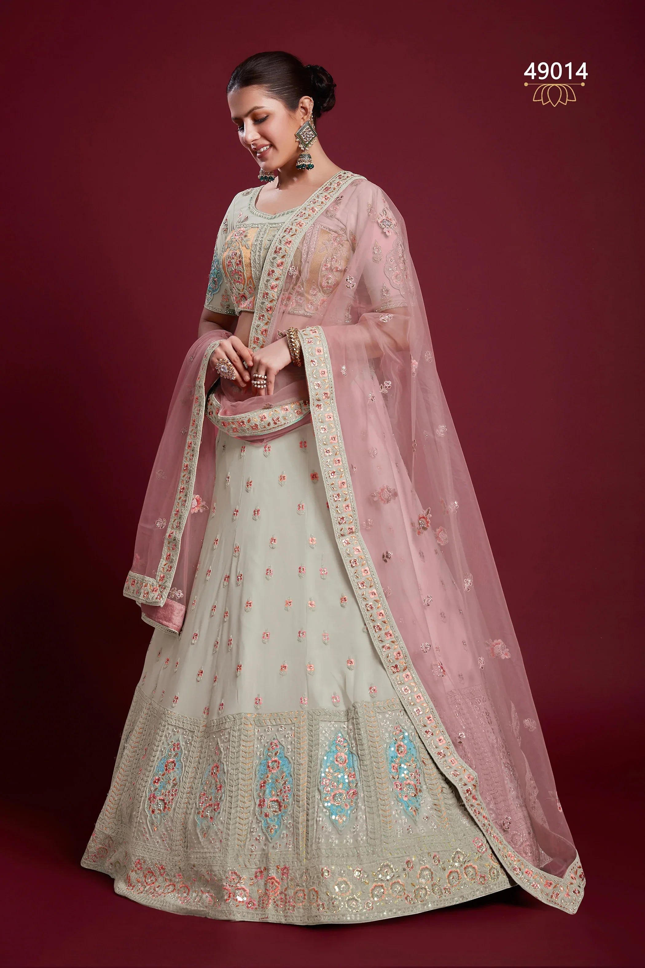 Poshak Vol 6 Designer Occasion Wear Lehenga D.No 49014 - Anant Exports