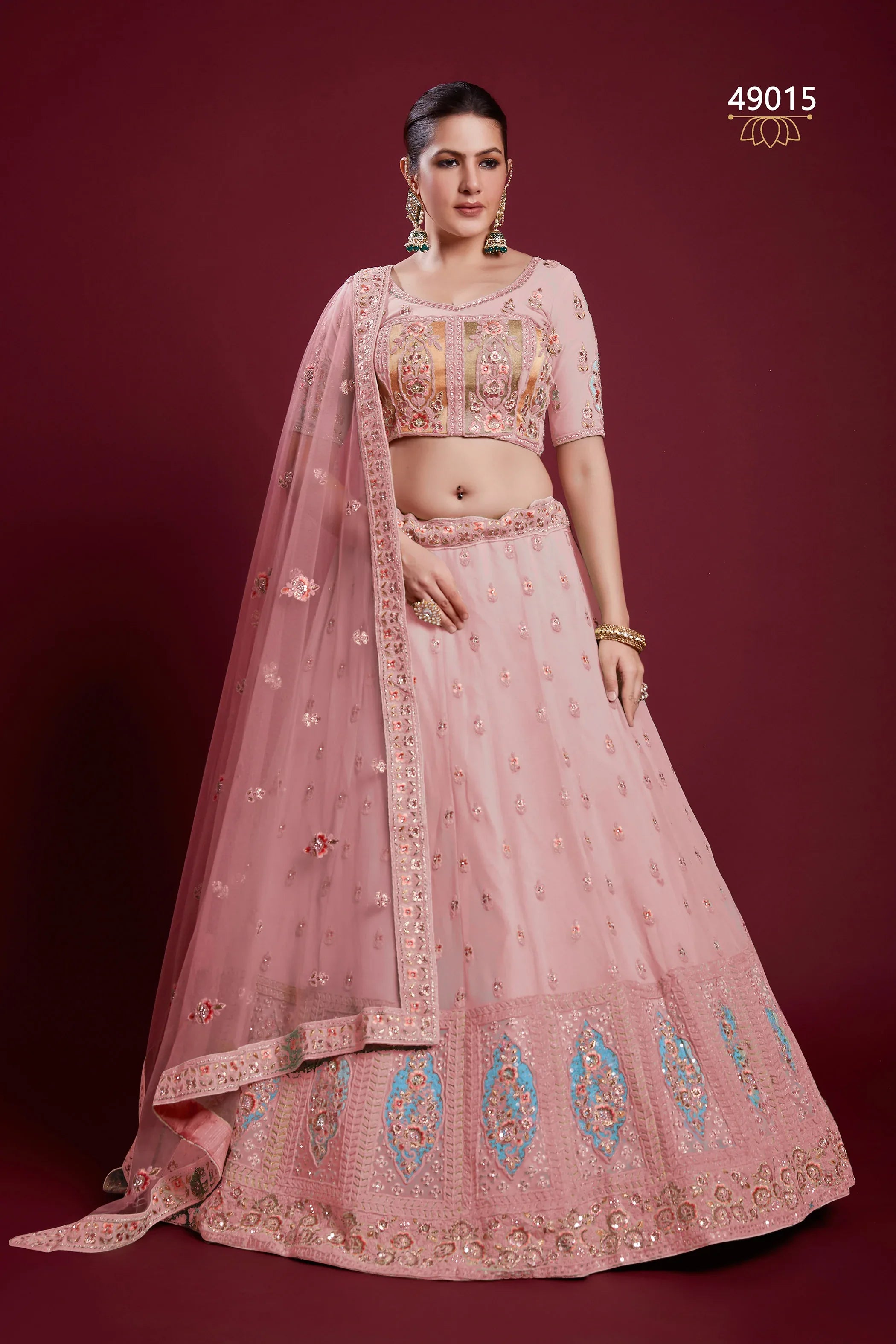 Poshak Vol 6 Designer Occasion Wear Lehenga D.No 49015 - Anant Exports