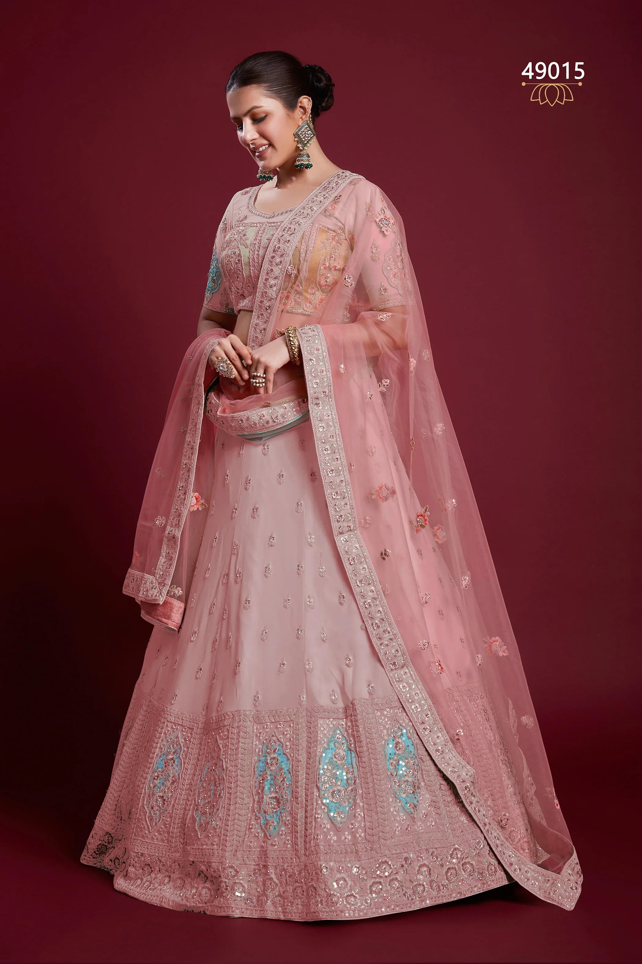 Poshak Vol 6 Designer Occasion Wear Lehenga D.No 49015 - Anant Exports
