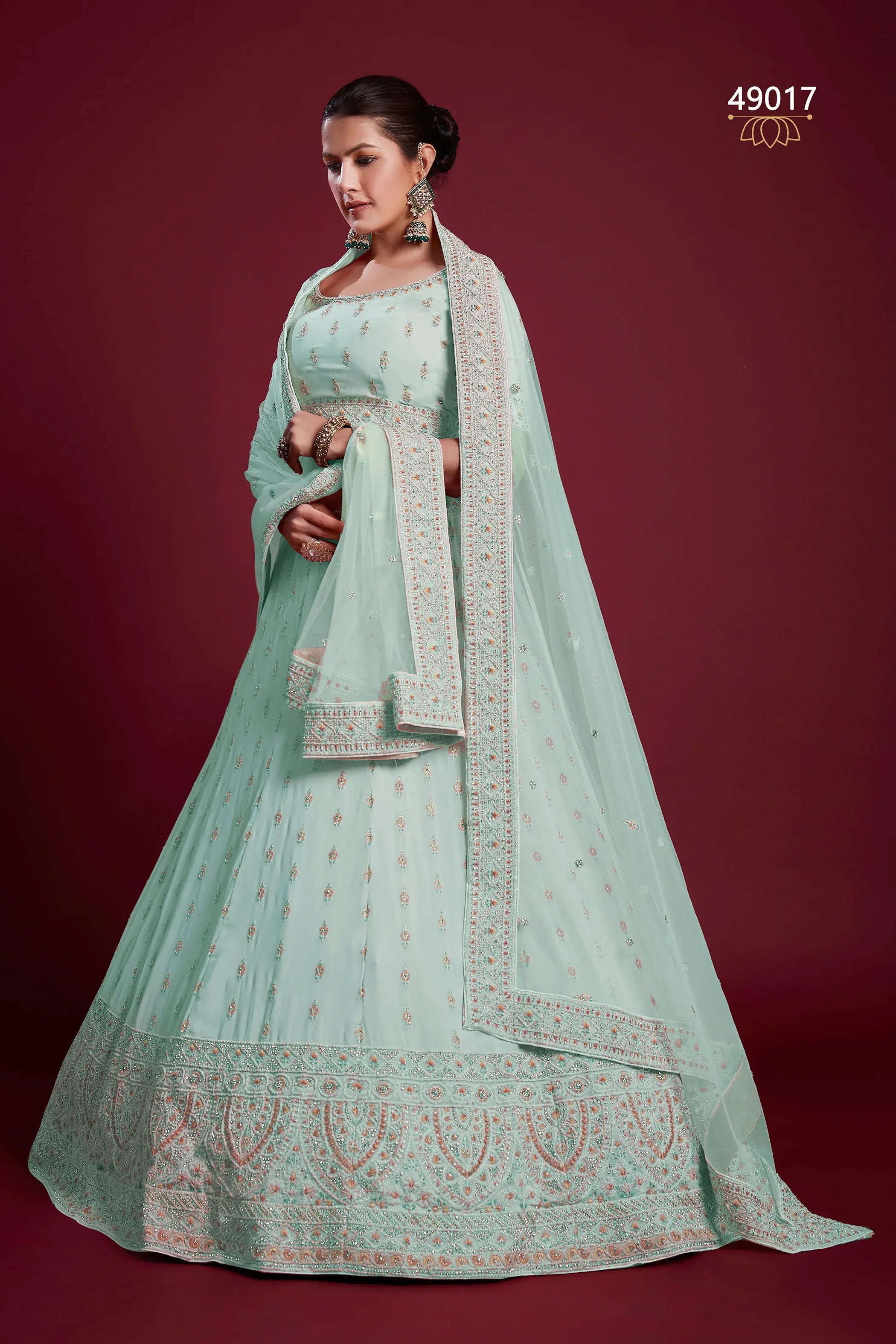 Poshak Vol 6 Designer Occasion Wear Lehenga D.No 49017 - Anant Exports