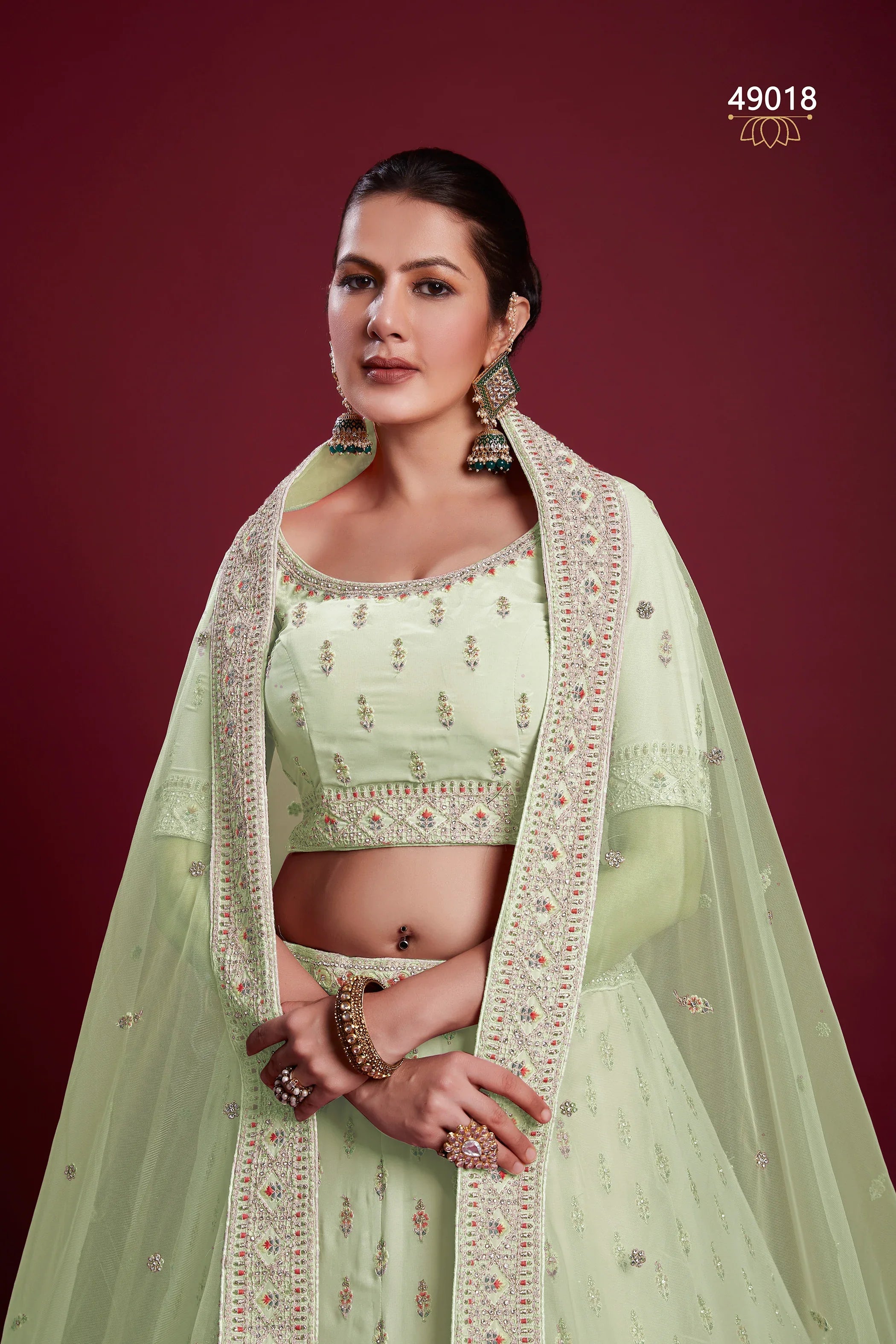 Poshak Vol 6 Designer Occasion Wear Lehenga D.No 49018 - Anant Exports