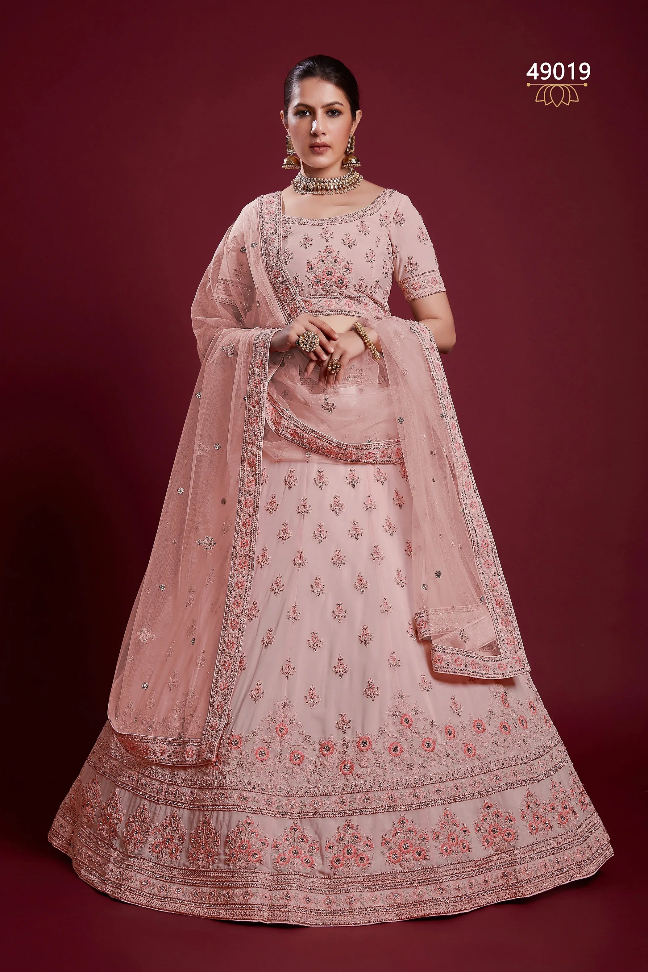 Poshak Vol 6 Designer Occasion Wear Lehenga D.No 49019 - Anant Exports