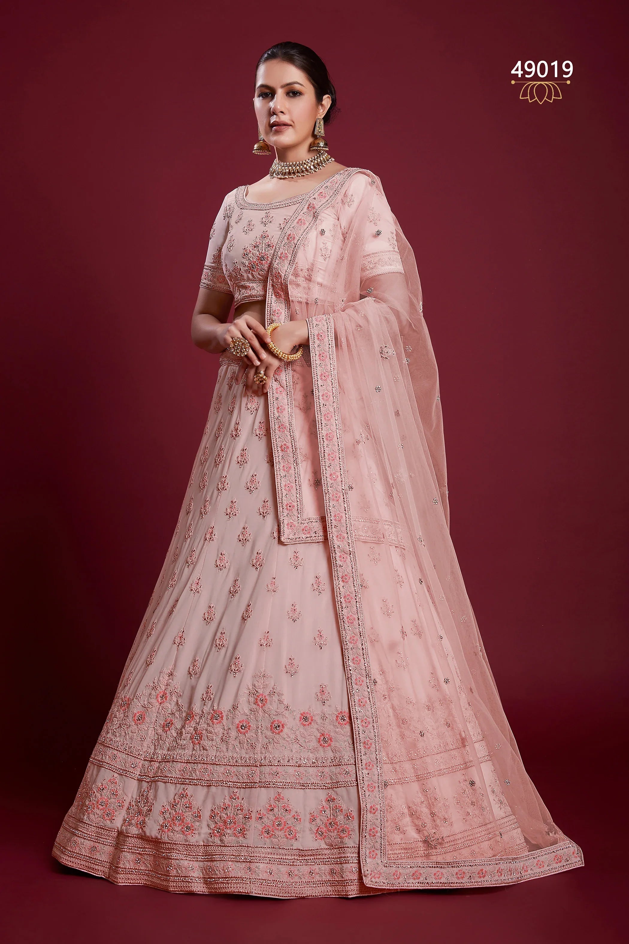 Poshak Vol 6 Designer Occasion Wear Lehenga D.No 49019 - Anant Exports